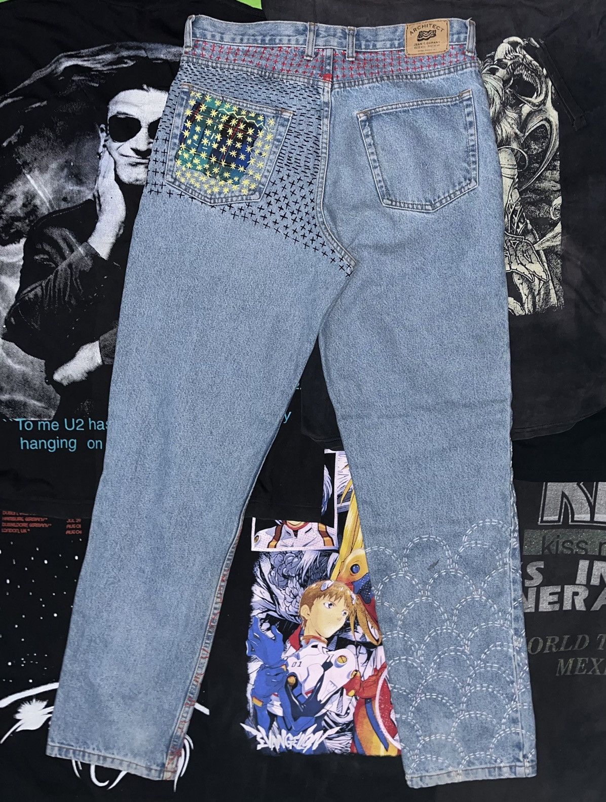 Handmade Architect Jeans Sashiko Size US 34 / EU 50 - 6 Thumbnail