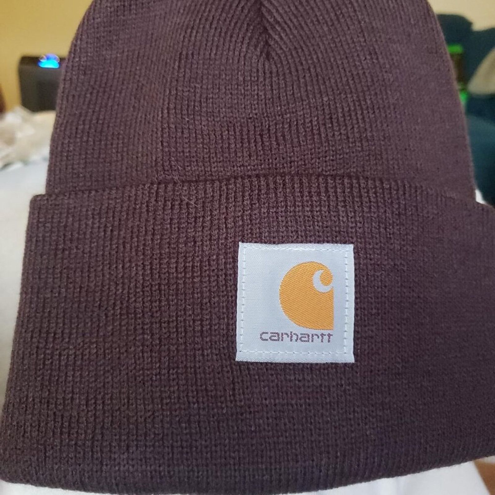 Carhartt Carhartt Men's Knit Cuffed Beanie Blackberry New Size M / US 6-8 / IT 42-44 - 3 Thumbnail