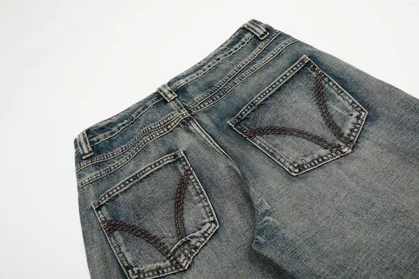 Vintage Heavy washed men's retro punk distressed jeans Size US 32 / EU 48 - 5 Thumbnail