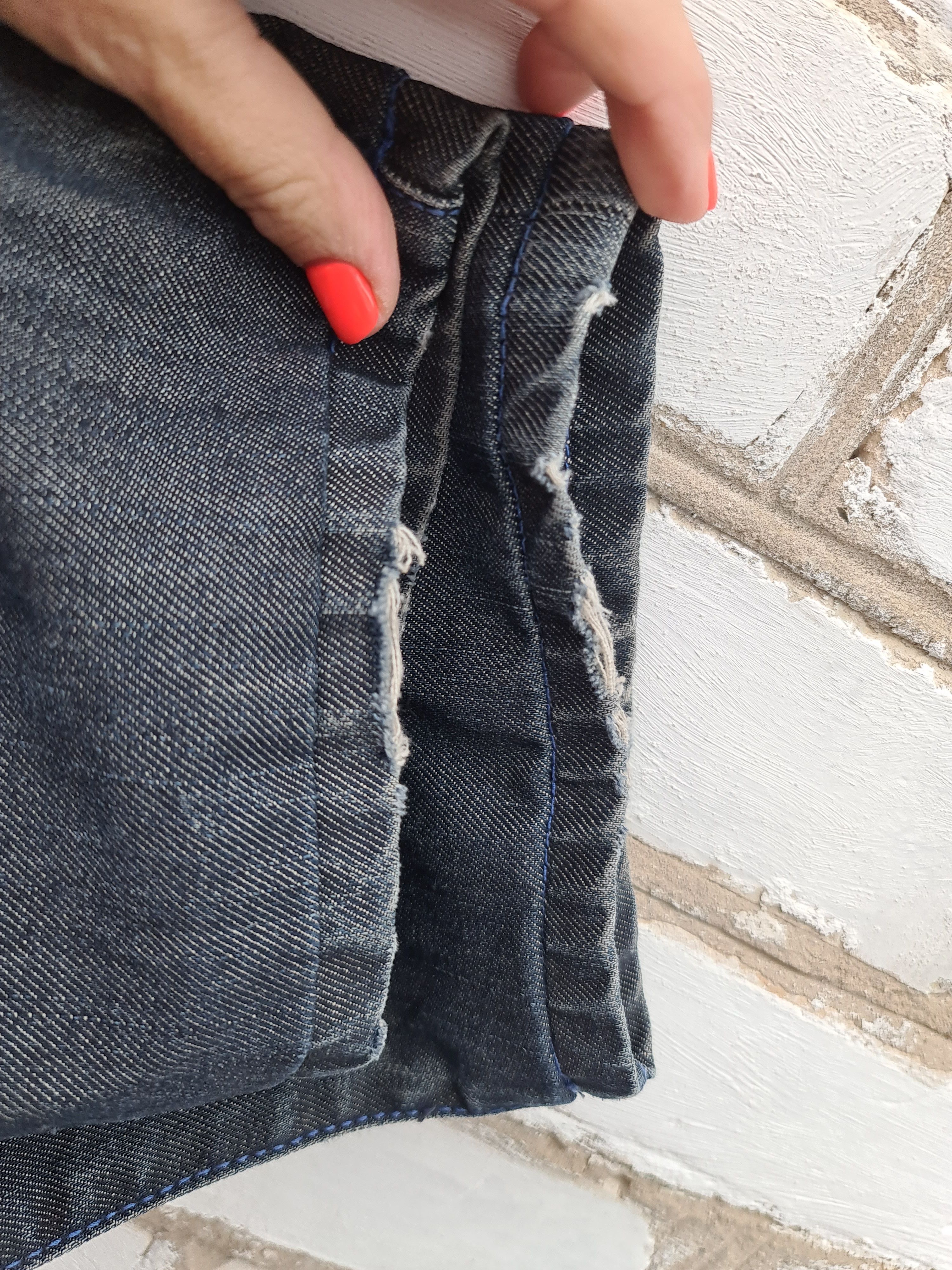 Luigi Borrelli Luigi Borelli Blue Denim Jeans Pants Size US 34 / EU 50 - 12 Thumbnail