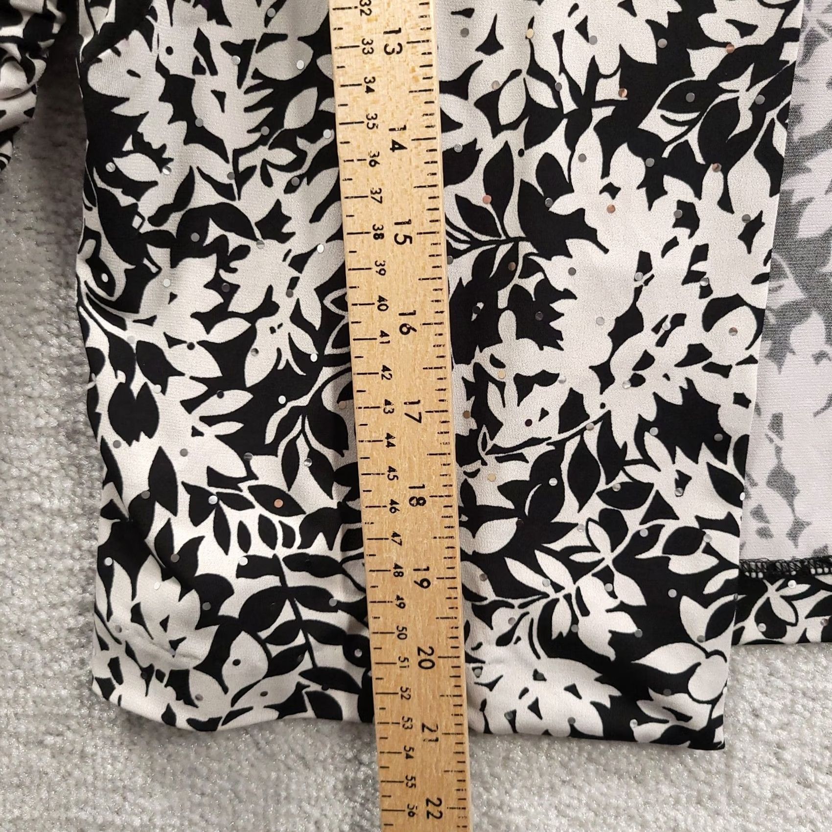 Vintage Christopher & Banks Top Womens 8 Lightweight Floral Open Front Cardigan Size Size M / US 6-8 / IT 42-44 - 5 Thumbnail