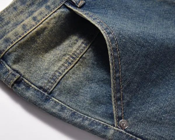 Japanese Brand VIBE High street wide leg stitching cargo jeans y2k Size US 32 / EU 48 - 4 Thumbnail