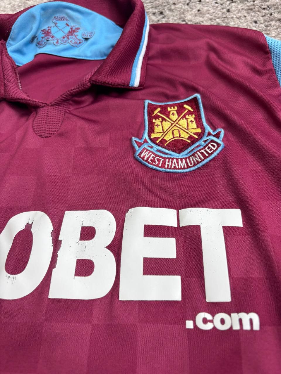 Umbro Vintage West Ham United 2009 Umbro Jersey - Tomkins #30 Size US L / EU 52-54 / 3 - 15 Thumbnail