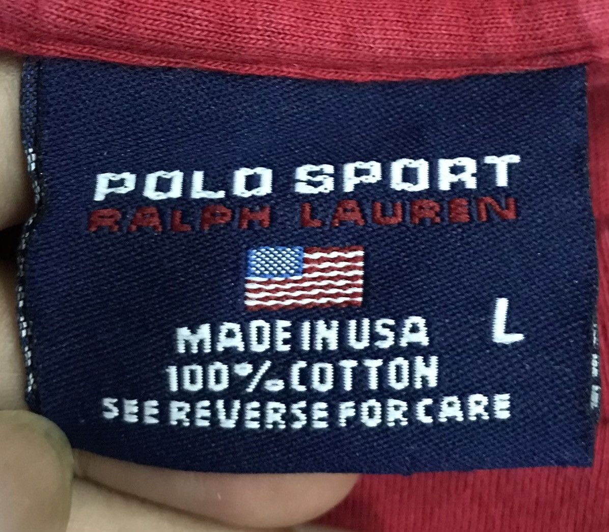 Polo Ralph Lauren × Vintage Vintage Polo Sport Ralph Lauren Shirt Size US L / EU 52-54 / 3 - 6 Thumbnail