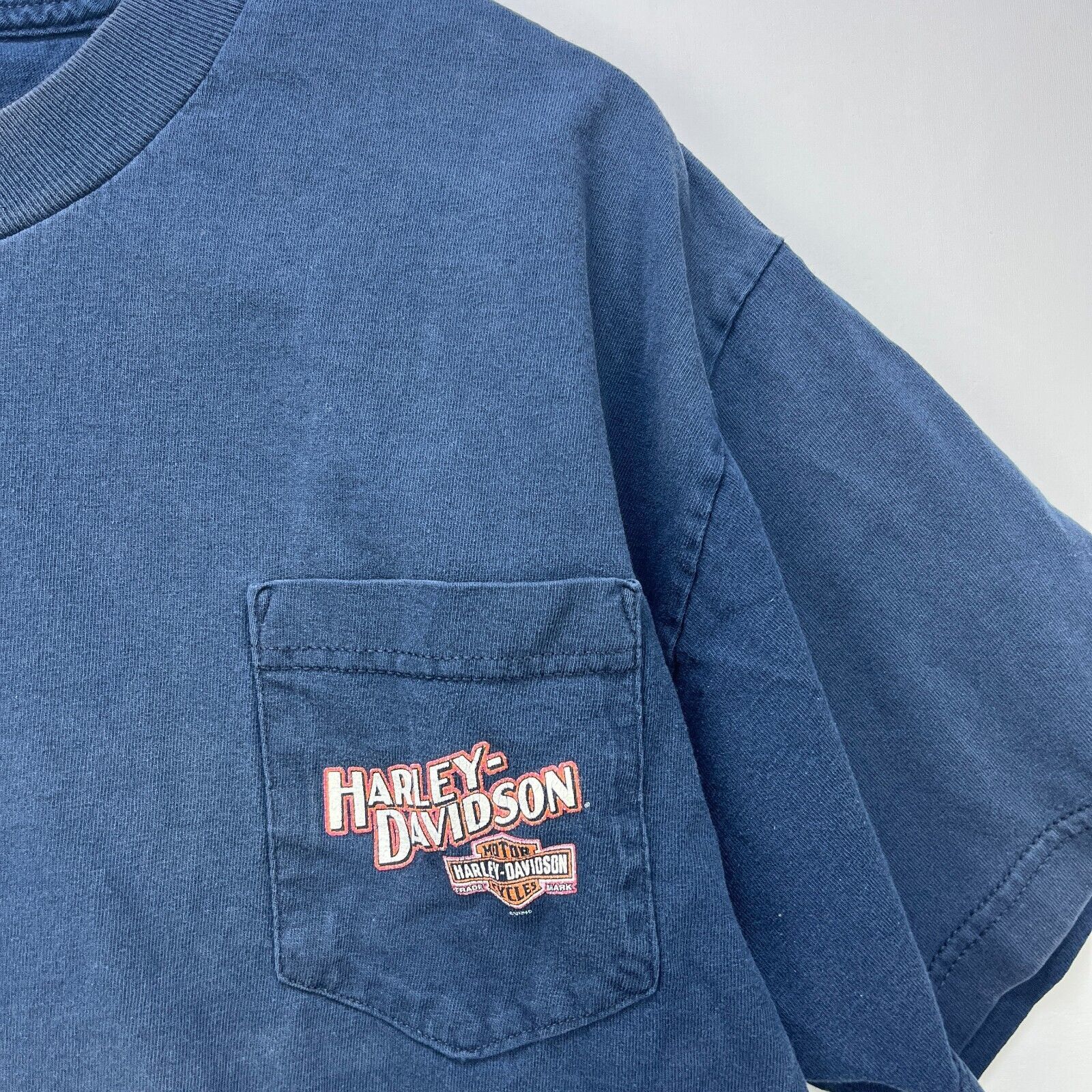 Vintage Vintage Harley Davidson Faded Akron Ohio T-shirt Large Size US L / EU 52-54 / 3 - 6 Thumbnail