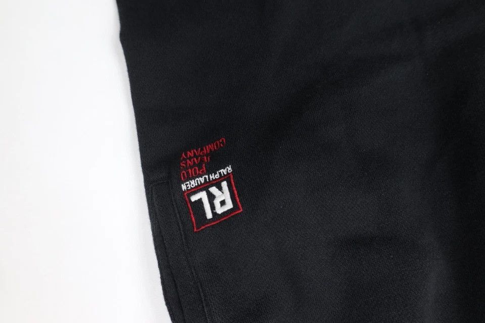 Ralph Lauren × Vintage Deadstock Vintage Ralph Lauren Wide Leg Sweatpants Black USA Size US 34 / EU 50 - 5 Thumbnail