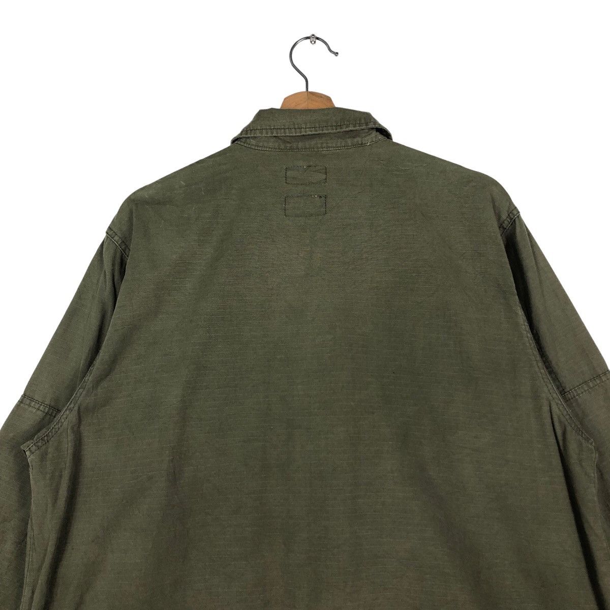 Toyo Enterprises Vintage Caego Jacket Military Rip Stop Poplin Multi Pockets Size US M / EU 48-50 / 2 - 9 Thumbnail