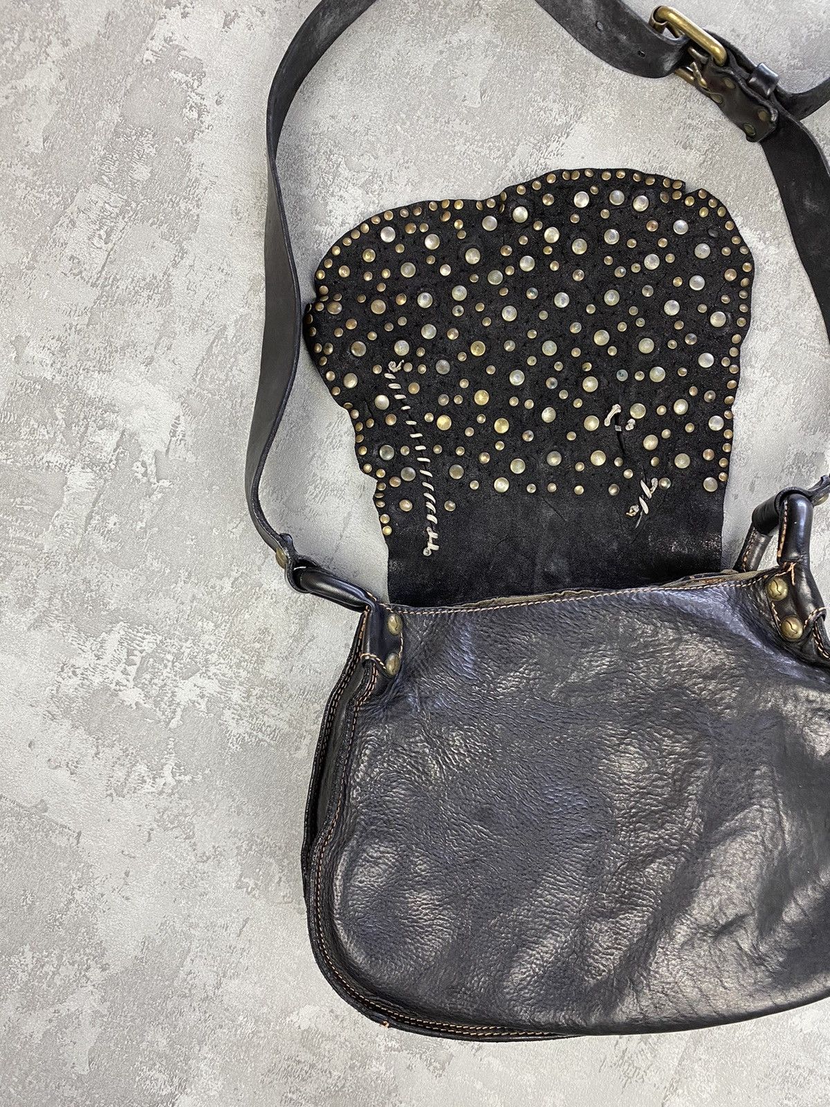 Genuine Leather Vintage Campomaggi Distressed Leather luxury bag Size ONE SIZE - 5 Thumbnail