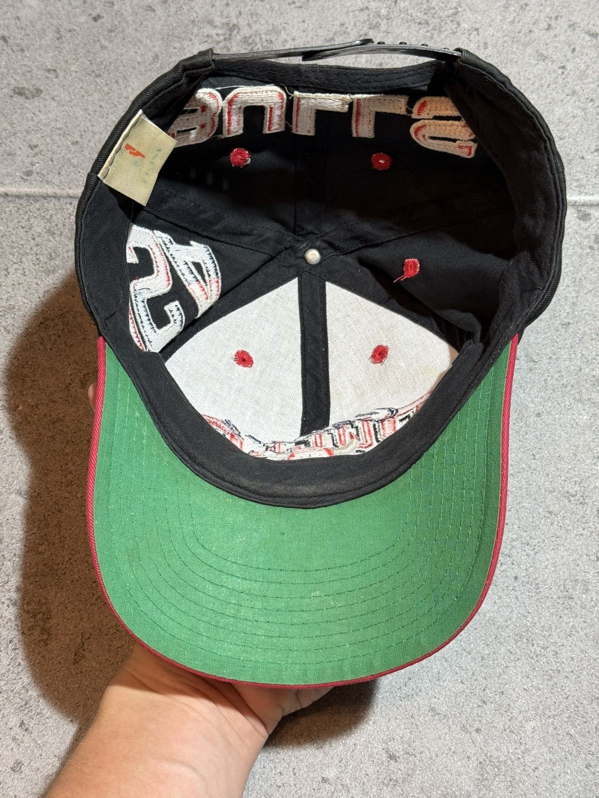 NBA Rare Hat Vintage Chicago Bulls NBA Snapback USA logo 90s Size ONE SIZE - 9 Thumbnail