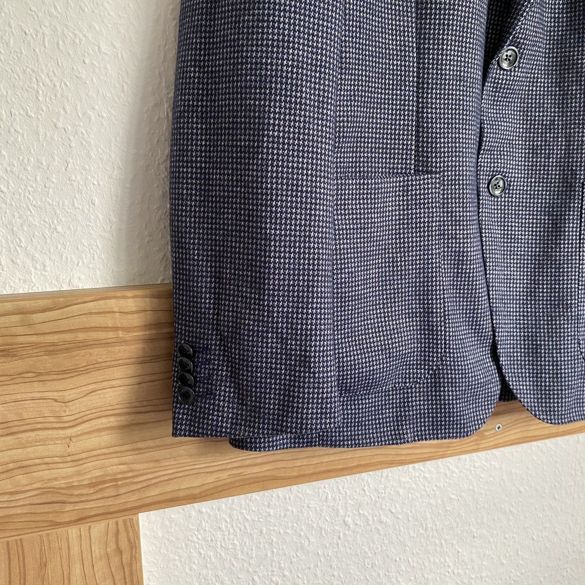 Suitsupply Blazer Louis Copeland Gray/Purple Size 50L - 3 Thumbnail