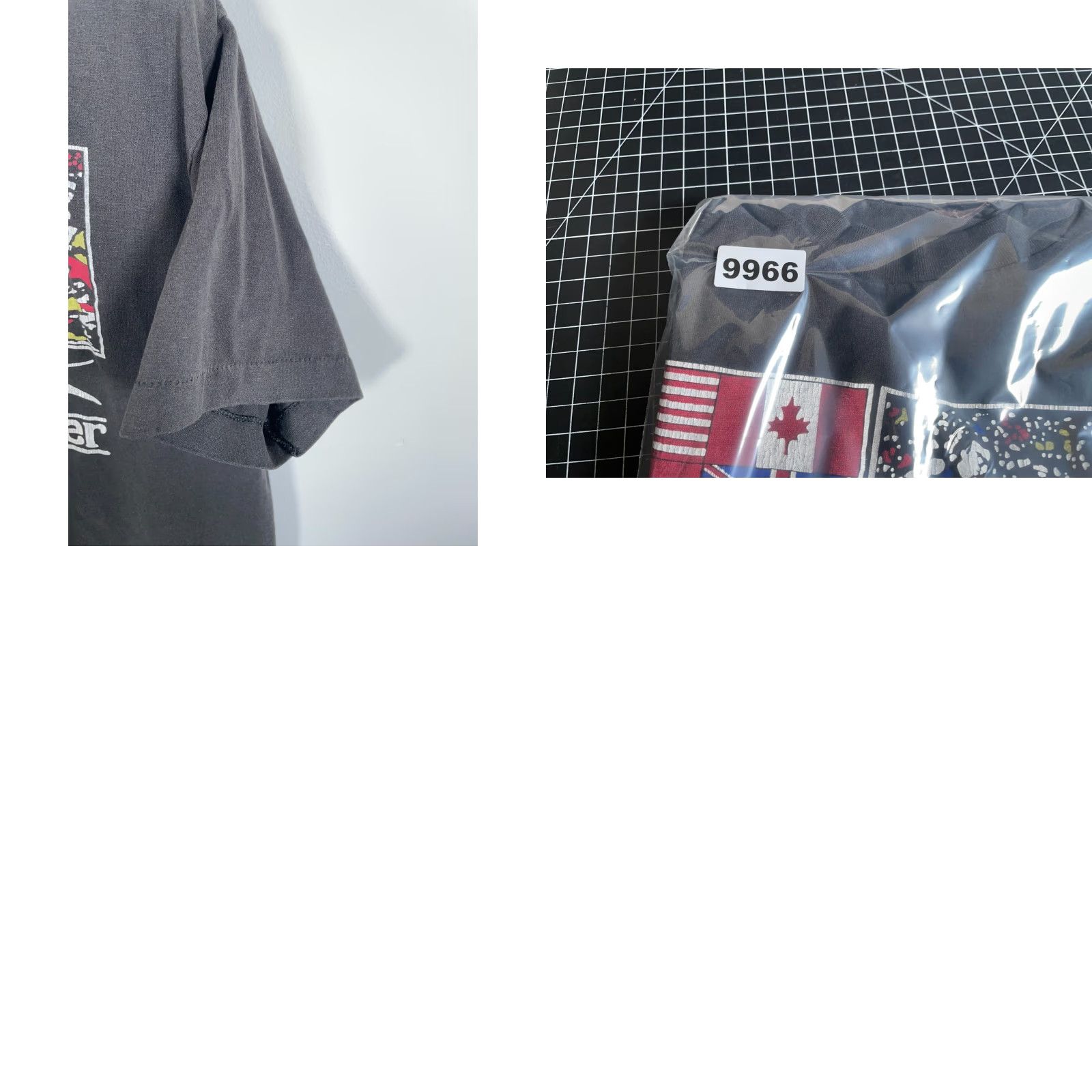 Vintage VINTAGE Slazenger T-Shirt Black Adult Large Slim Fit 80s Retro Sports USA Made Boys none Size US L / EU 52-54 / 3 - 8 Thumbnail
