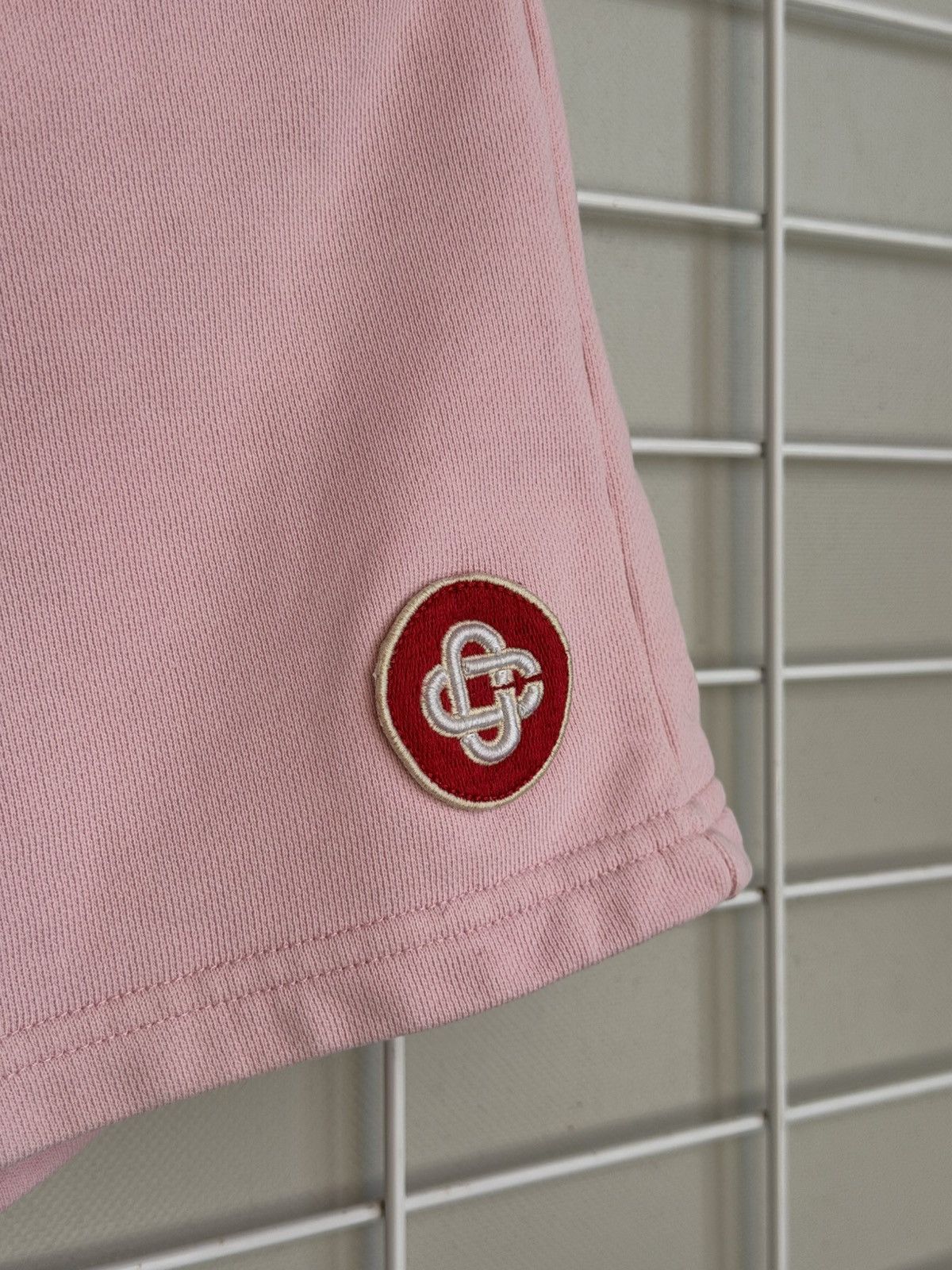 Casablanca Casablanca Logo Patch Pink Shorts Mens Size S Organic Cotton Size US 32 / EU 48 - 9 Thumbnail