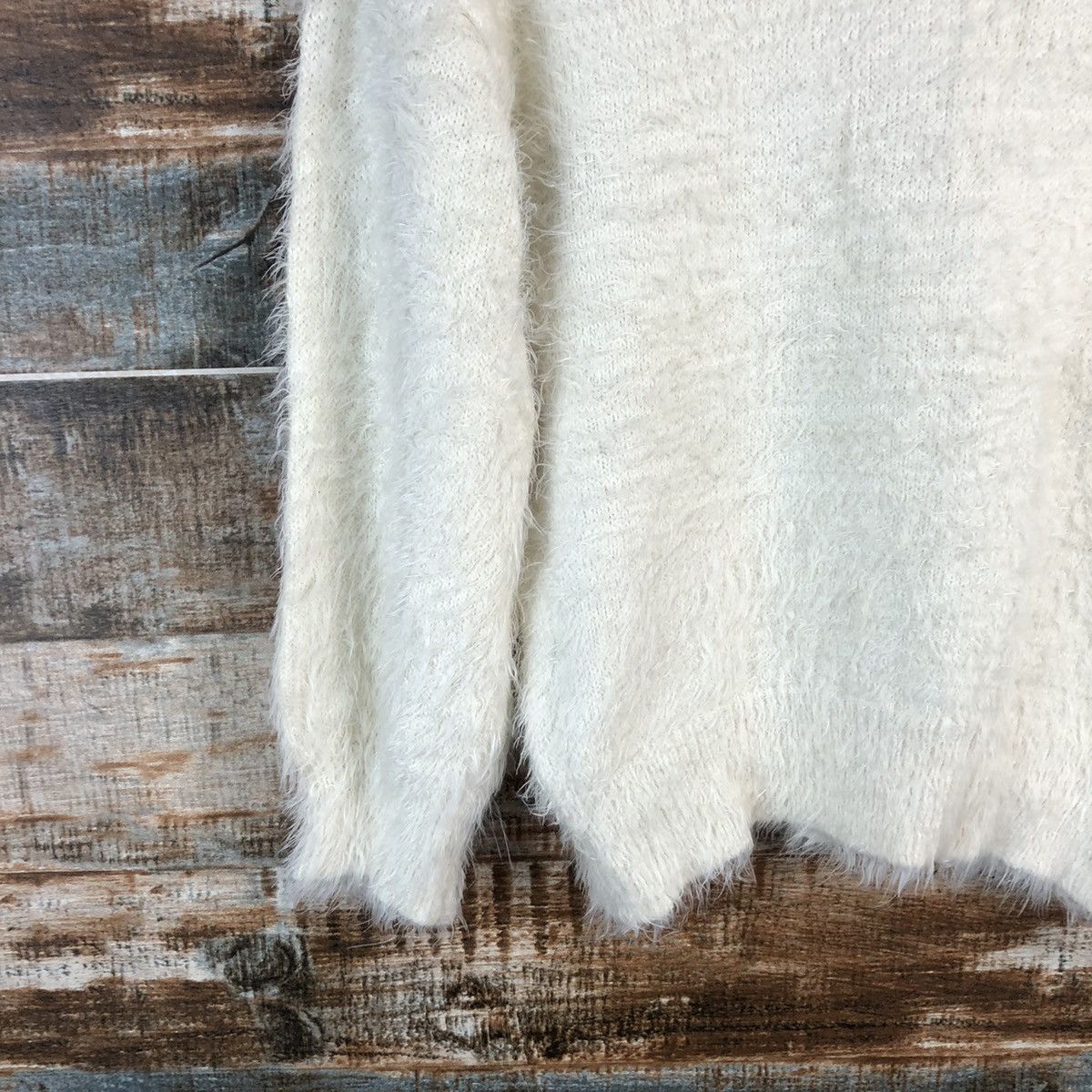 Homespun Knitwear × Japanese Brand DLL Earth Music & Econology Ivory Knitwear #C226 Size S / US 4 / IT 40 - 16 Thumbnail