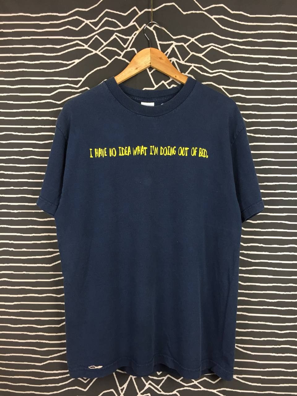Vintage Vtg I Have No Idea What I'm Doing Out Of Bed Funny Quote Tee Size US L / EU 52-54 / 3 - 1 Thumbnail