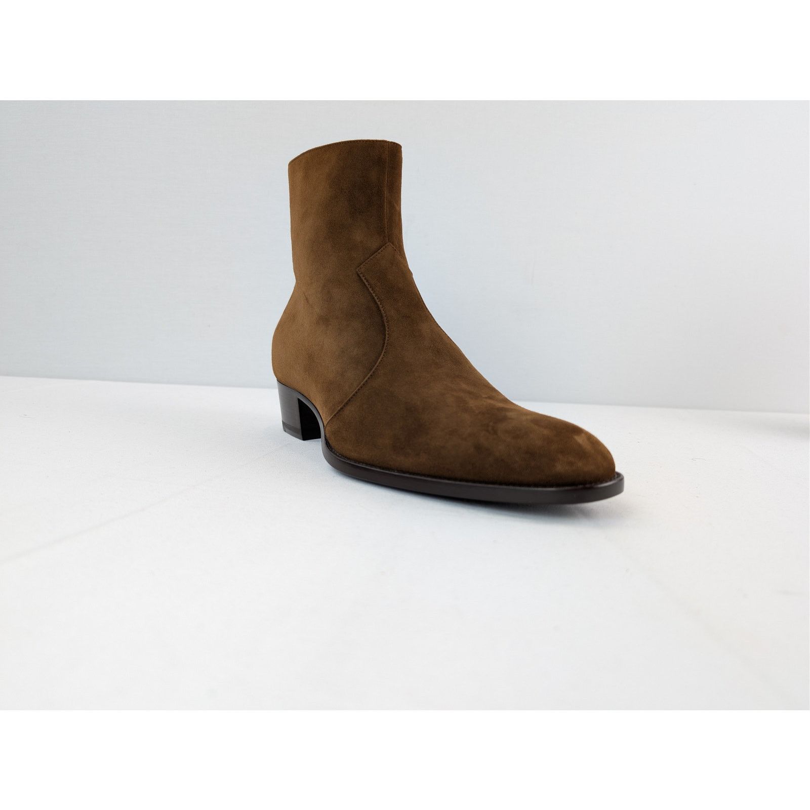 Saint Laurent Paris o1rshd1 Wyatt 40 Zip Chelsea Boots in Land Size US 8.5 / EU 41-42 - 2 Thumbnail