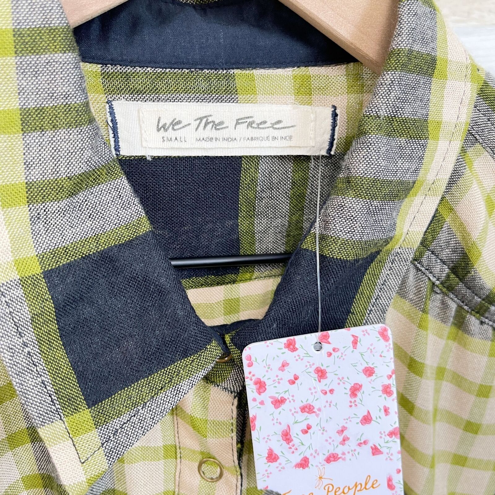 Free People We The Free People Pacific Dawn Plaid Shirt Womens Small Size S / US 4 / IT 40 - 7 Thumbnail