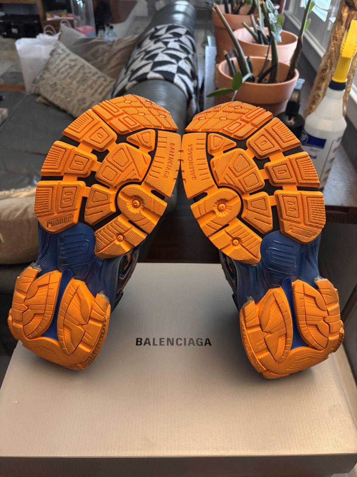 Balenciaga Balenciaga Runner Blue Orange Black Size US 10 / EU 43 - 6 Thumbnail