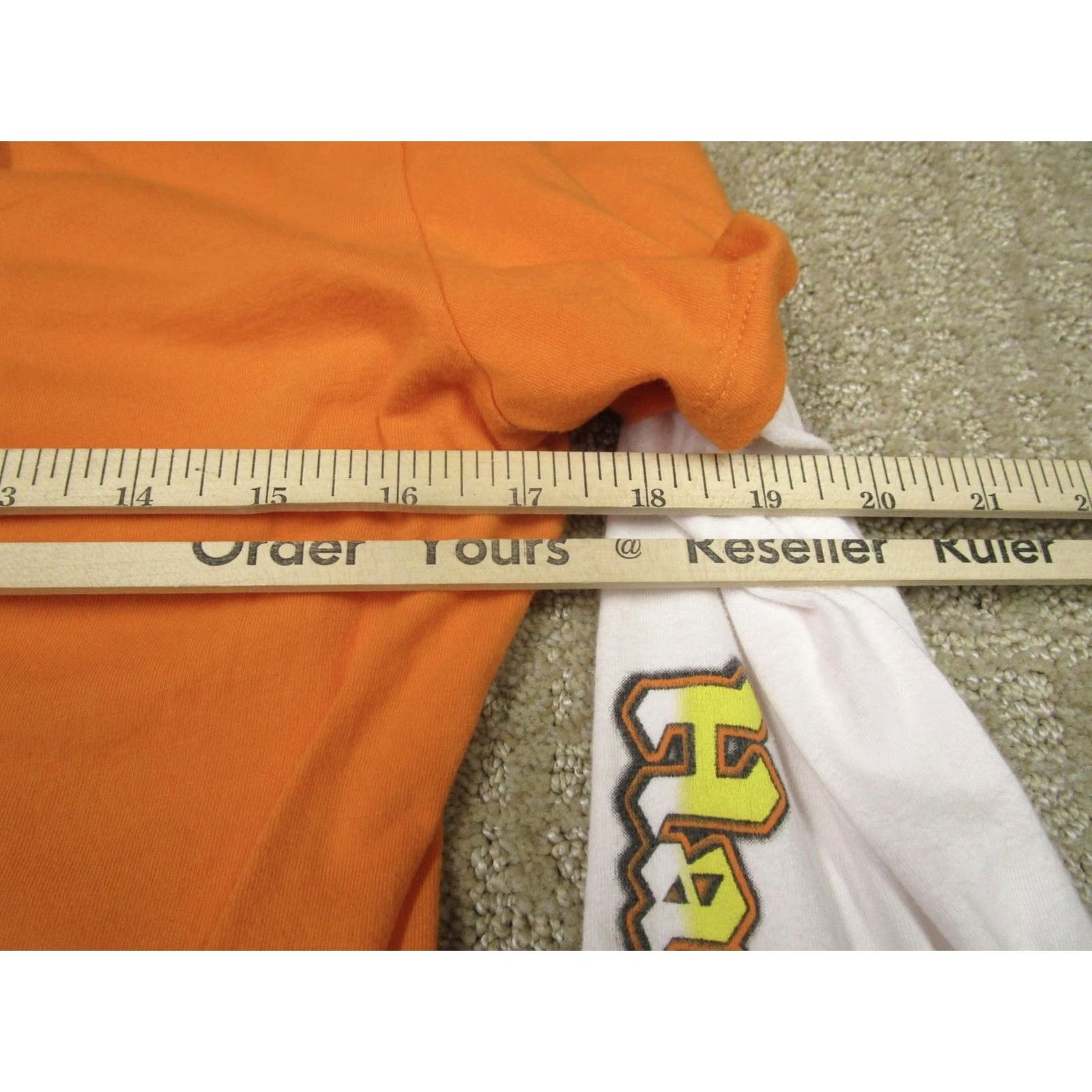 Harley Davidson Harley-Davidson Shirt Women Small Orange Long Sleeve Flames Size S / US 4 / IT 40 - 6 Thumbnail