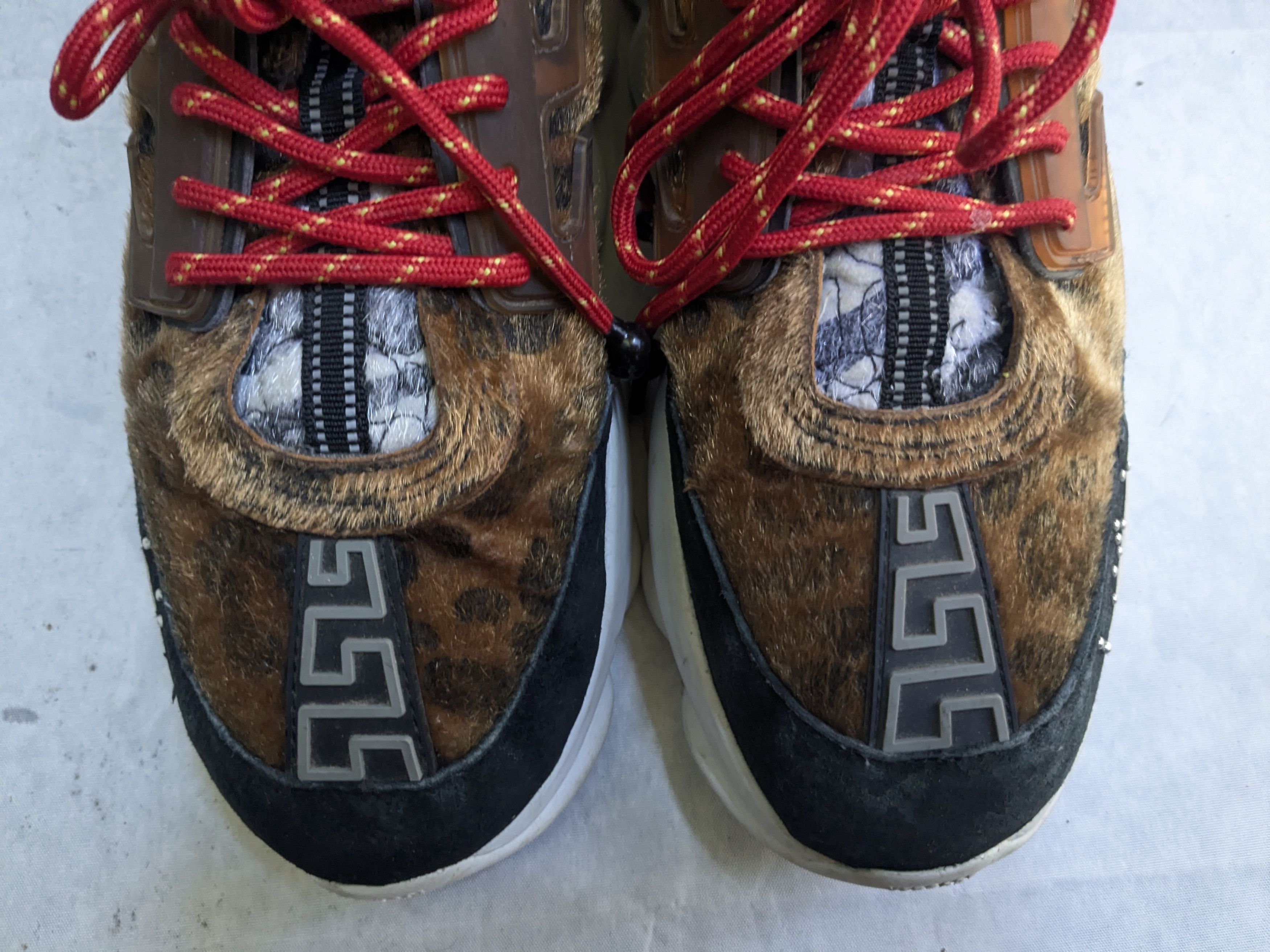 Versace Versace Chain Reaction Sneakers 11 44 Cheetah Size US 11 / EU 44 - 4 Thumbnail