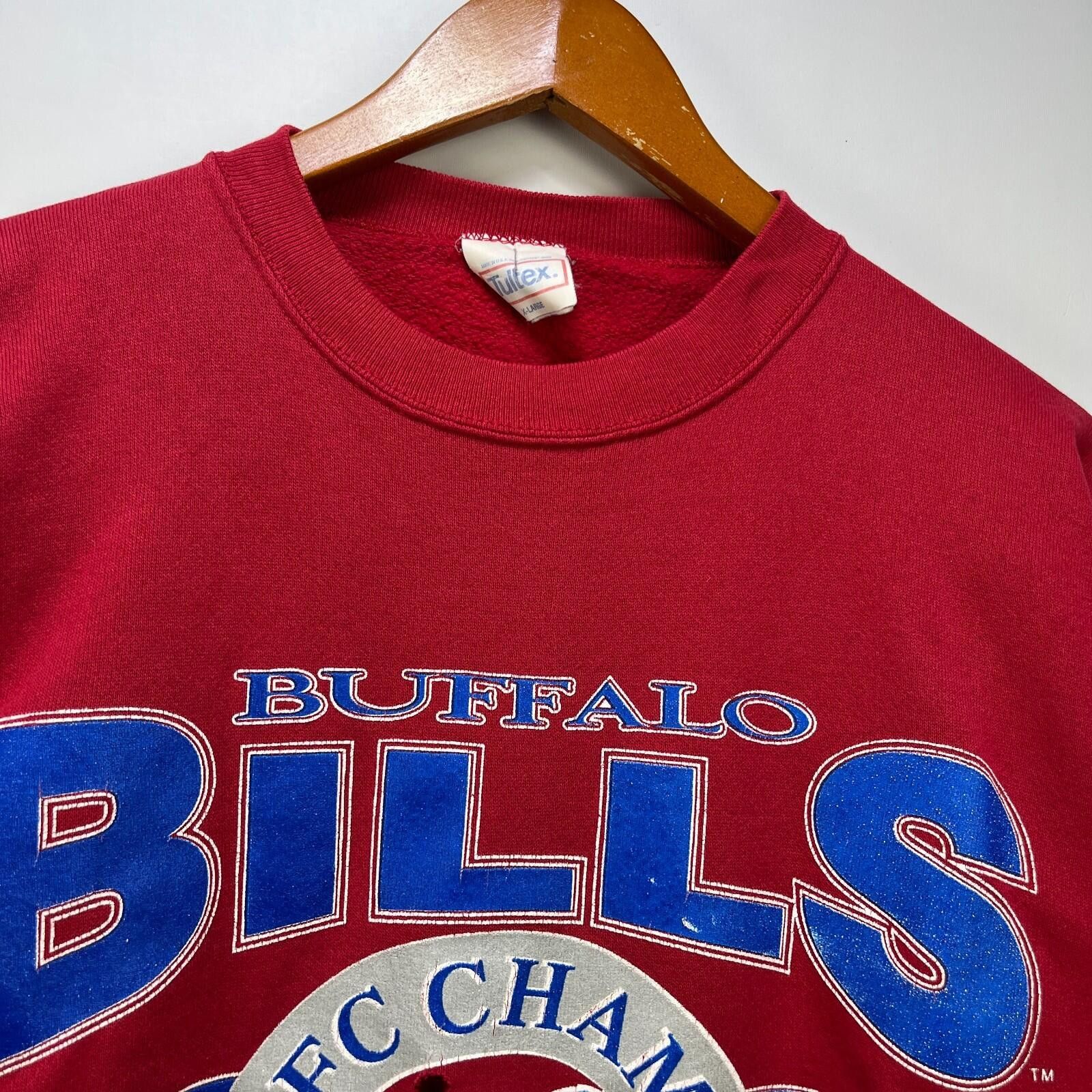 Champion Vintage 1991 Buffalo Bills Super Bowl XXVI Sweatshirt XL Size ONE SIZE - 3 Thumbnail