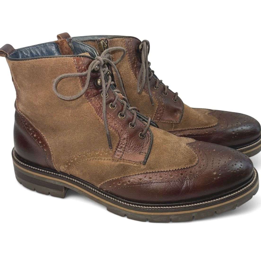 Johnston & Murphy Johnston & Murphy Wingtip Suede Chukka Boots men sz 8 Size US 8 / EU 41 - 1 Thumbnail