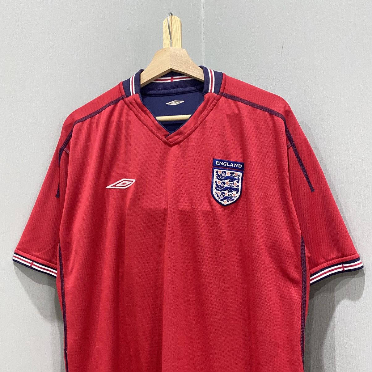 Umbro VINTAGE 2002 England World Cup Away Reversible Jersey Umbro Size US XL / EU 56 / 4 - 5 Thumbnail