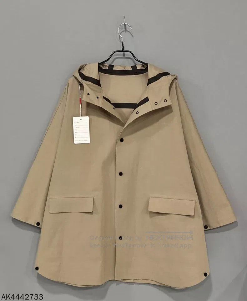 Hermes Hermes Khaki Shawl Coat Size S / US 4 / IT 40 - 2 Thumbnail