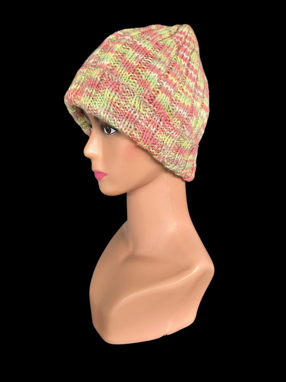 Japanese Brand × Kapital × Vintage Crochet Knitted Handmade Beanie Hats Size ONE SIZE - 6 Thumbnail
