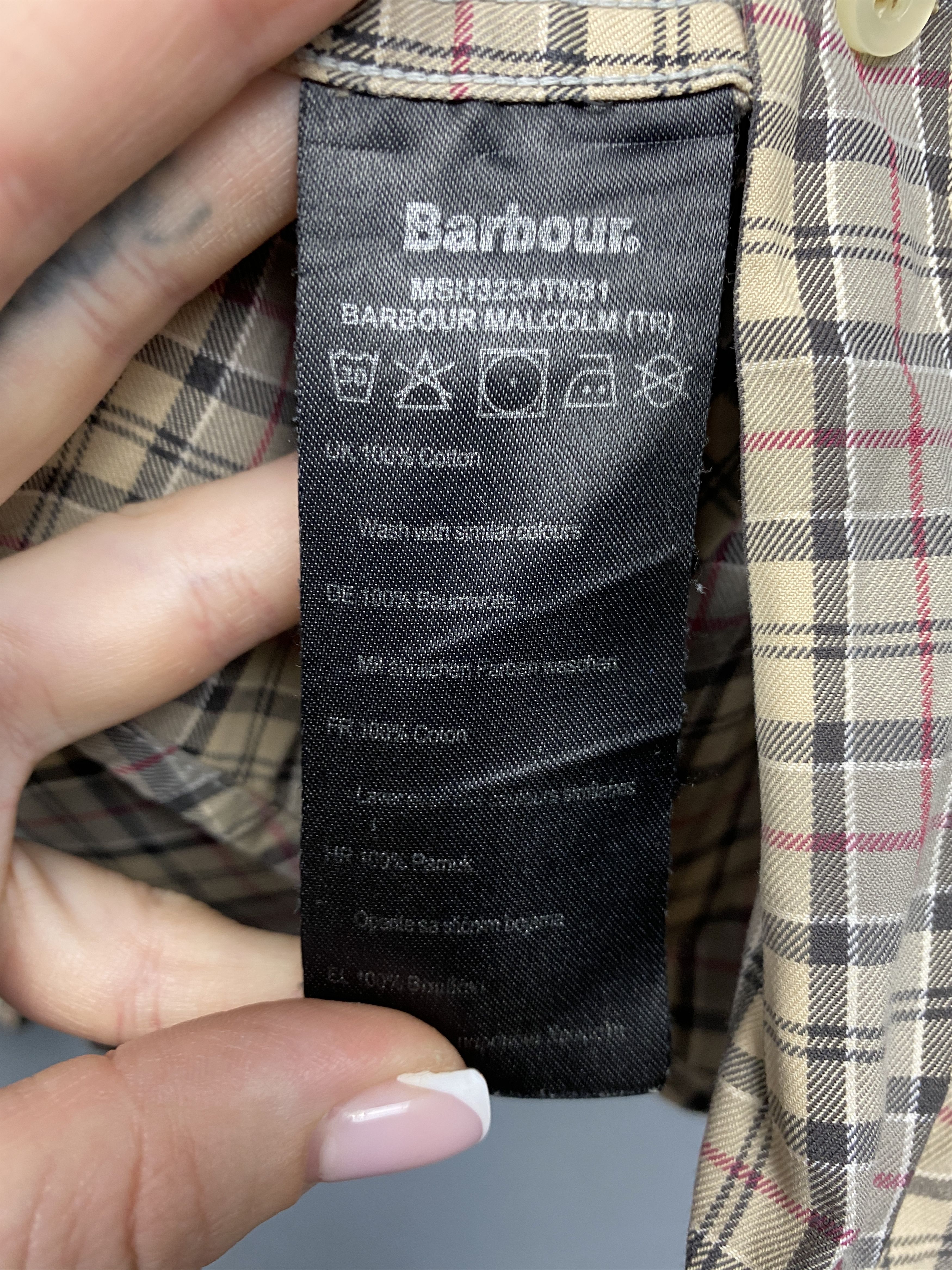 Barbour Barbour Vintage Mens Tartan Check Plaid Long Sleeve Shirt Size US M / EU 48-50 / 2 - 8 Thumbnail