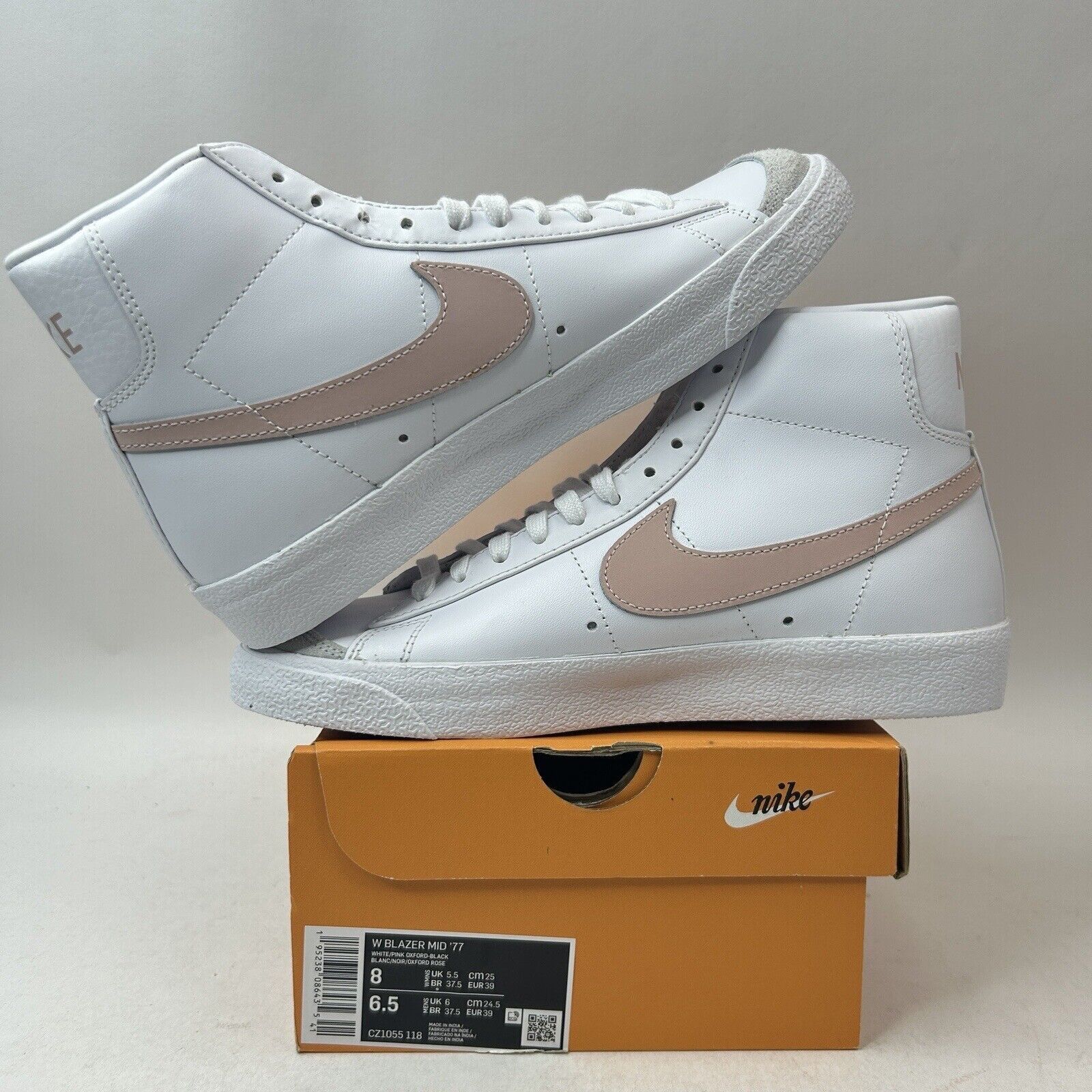 Nike Nike Blazer Mid 77 Vintage WMNS “Pink Oxford” 2024 Size US 8 / IT 38 - 3 Thumbnail