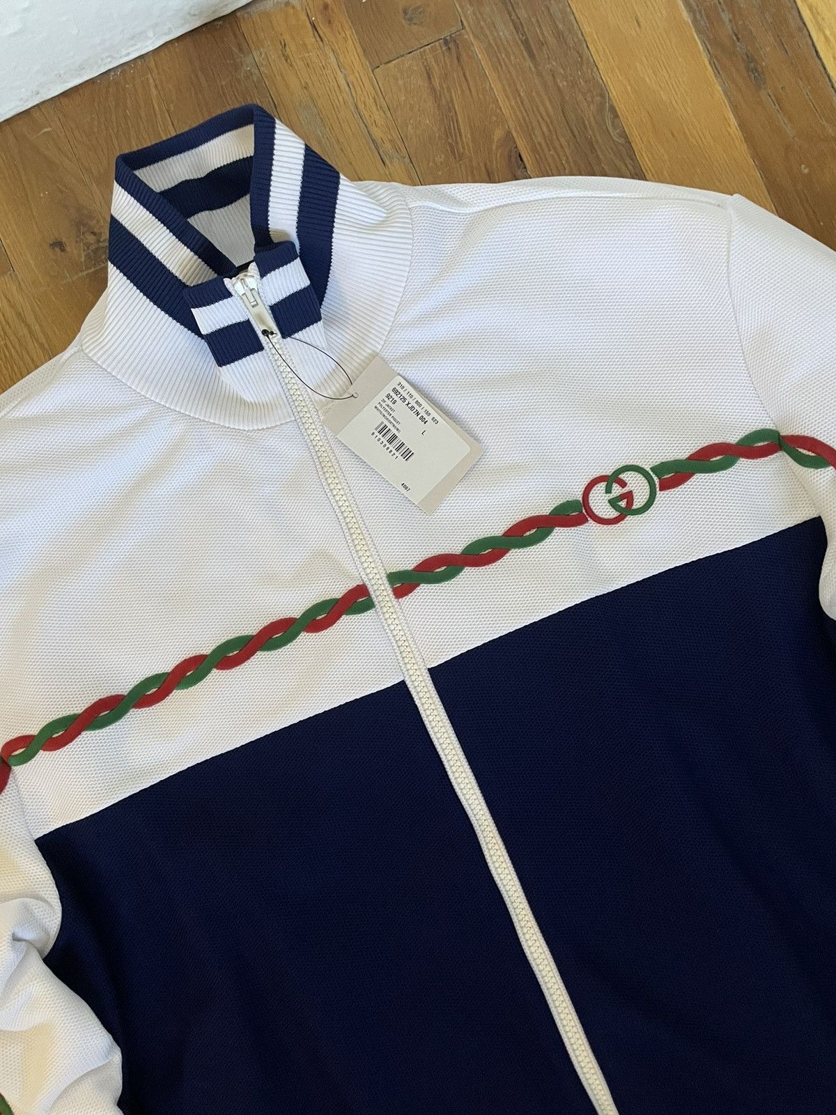 Gucci Gucci Track Jacket, Wool Jacket and Wool Sweater Size US L / EU 52-54 / 3 - 2 Thumbnail