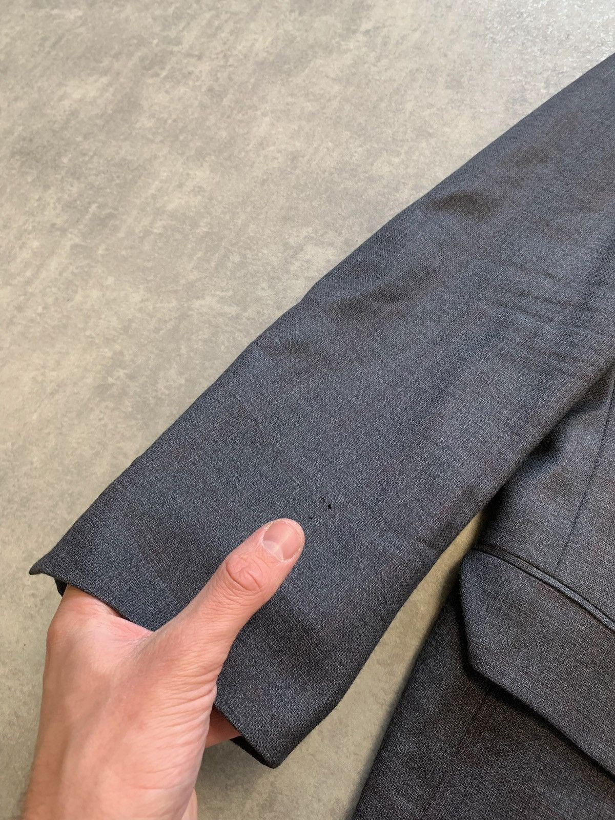 Burberry × Vintage Burberrys mens blazer jacket size 027 27 grey Size 52R - 5 Thumbnail