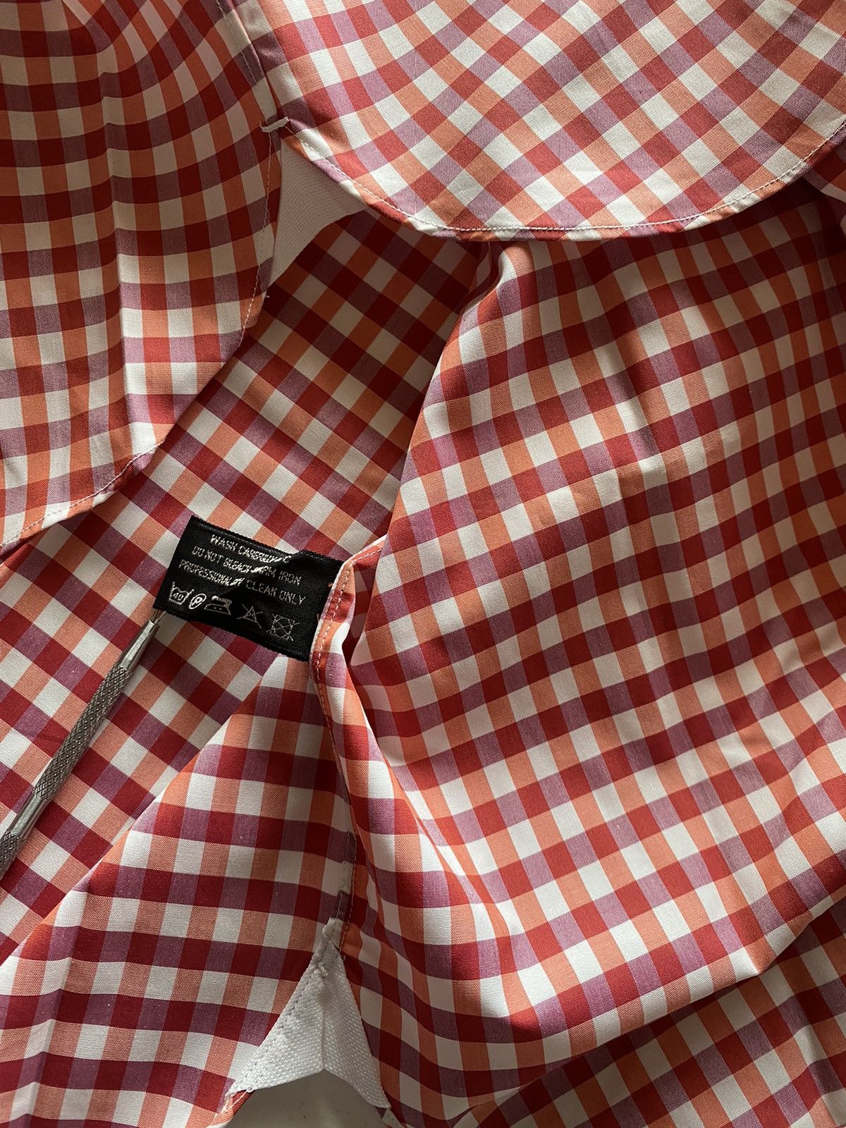 Tom Ford Tom Ford strawberry gingham check shirt 17 43e NWOT Size US L / EU 52-54 / 3 - 12 Thumbnail