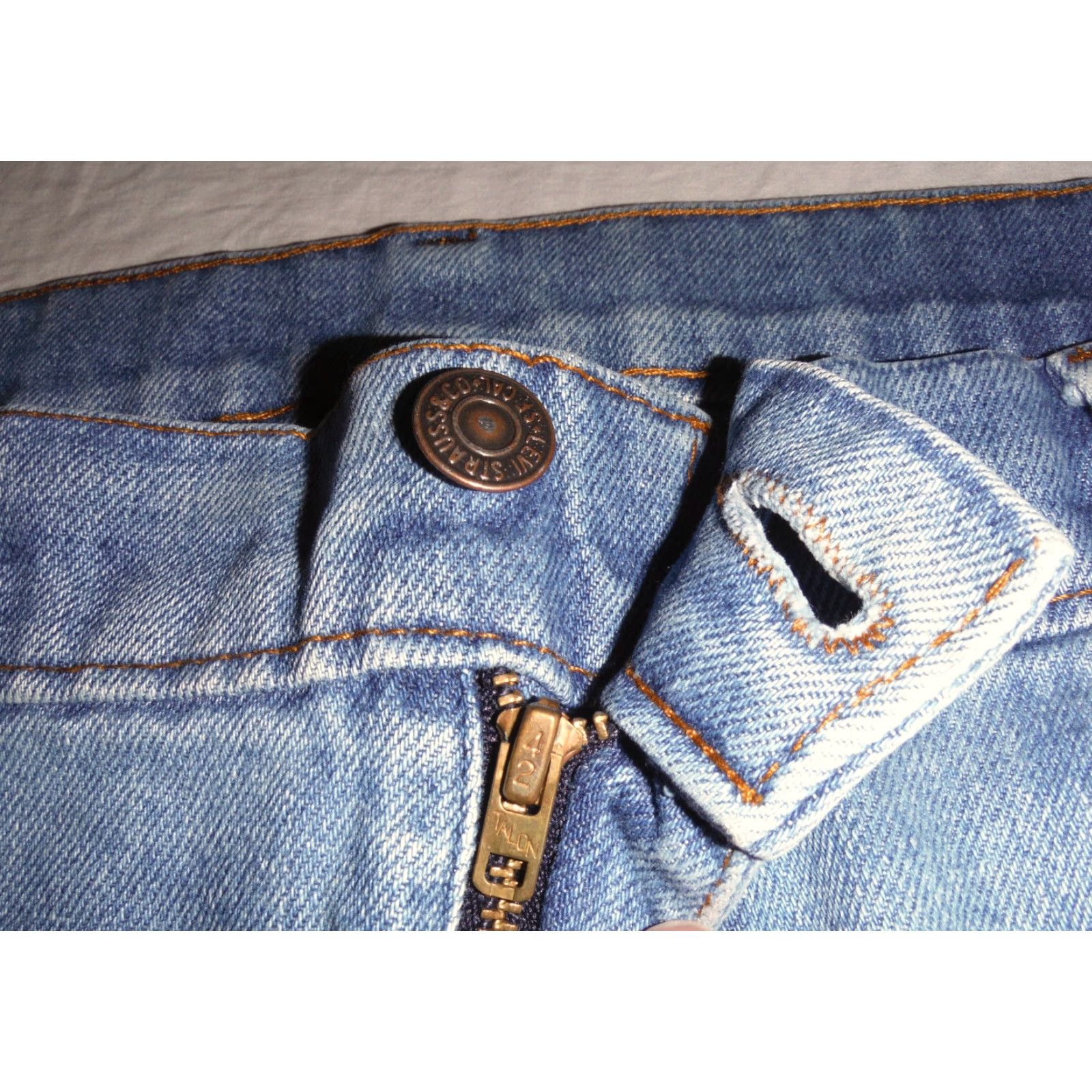 Denime VINTAGE Levi's 70s Denim Jeans 40 x 29 Original USA Made 505 Style Worn Blue Men's Size US 40 / EU 56 - 4 Thumbnail