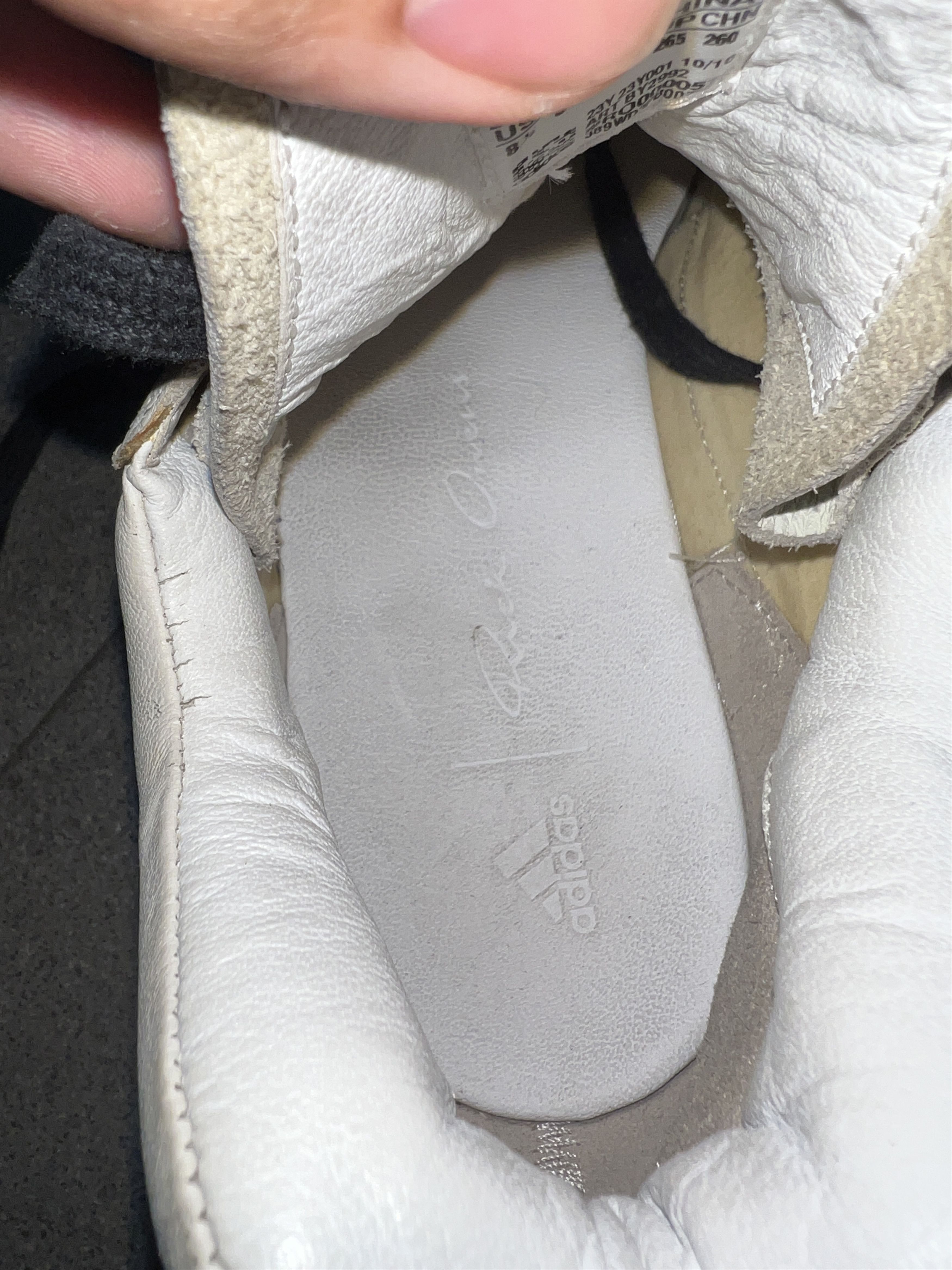 Adidas × Rick Owens Rick Owens x Adidas Level Runner White Leather EU42 Size US 8.5 / EU 41-42 - 8 Thumbnail