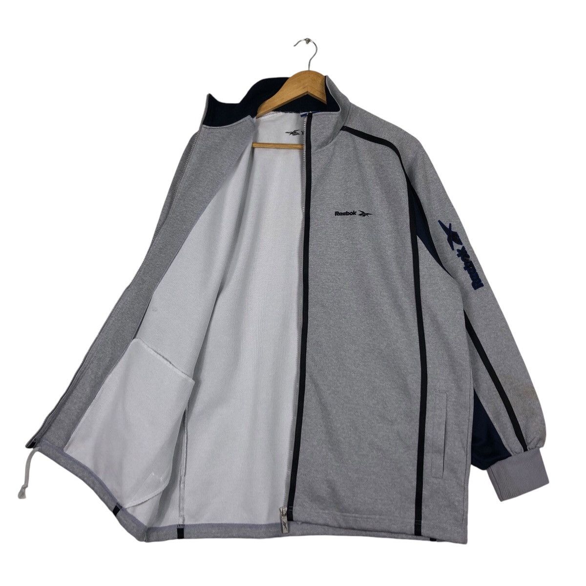 Reebok × Vintage Vintage Reebok Track Top Sweater Sportswear Running Wear Size US L / EU 52-54 / 3 - 8 Thumbnail