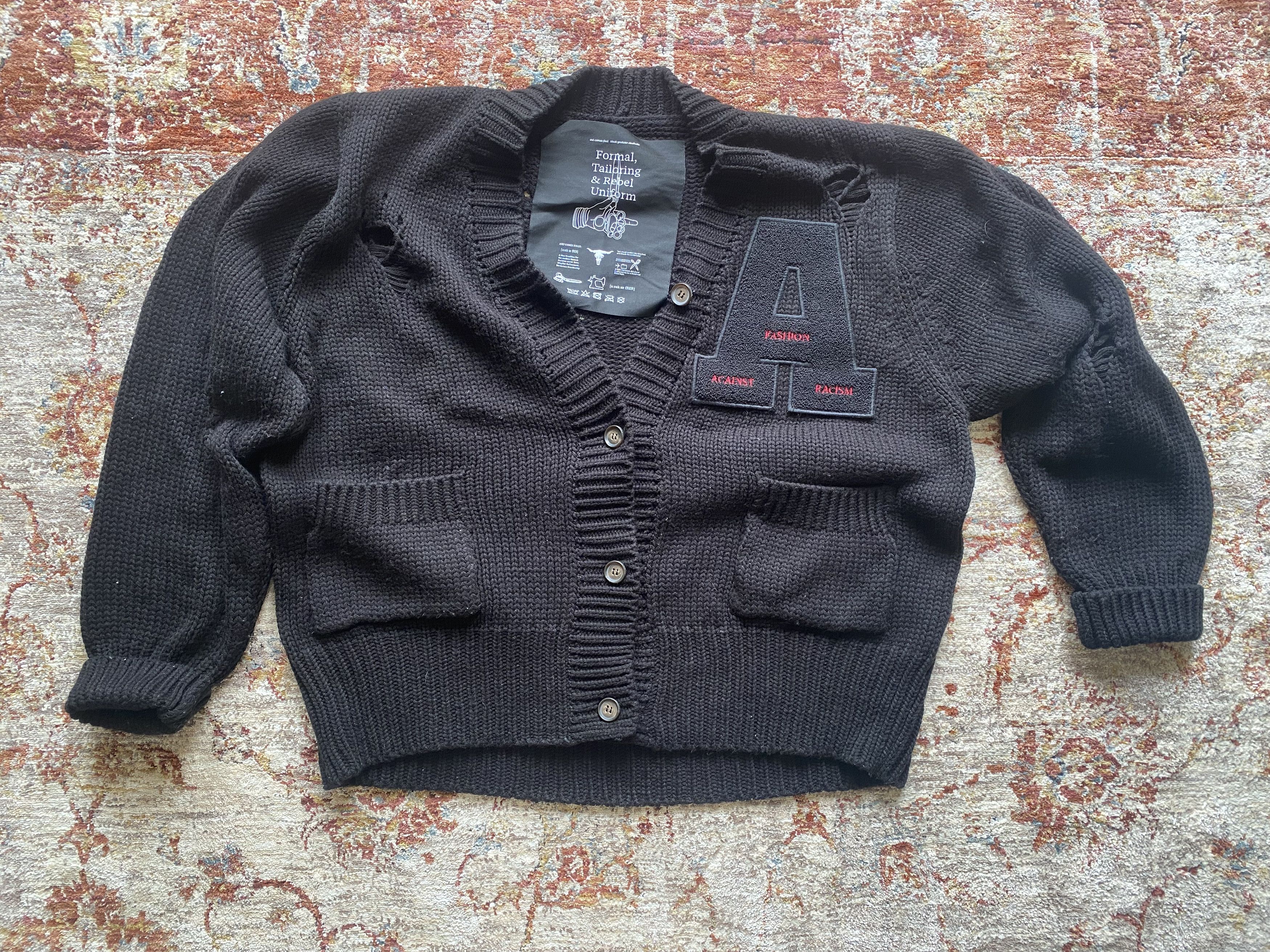 Art Comes First Fashion Against Racism Varsity Style Cardigan Size US XL / EU 56 / 4 - 1 Thumbnail
