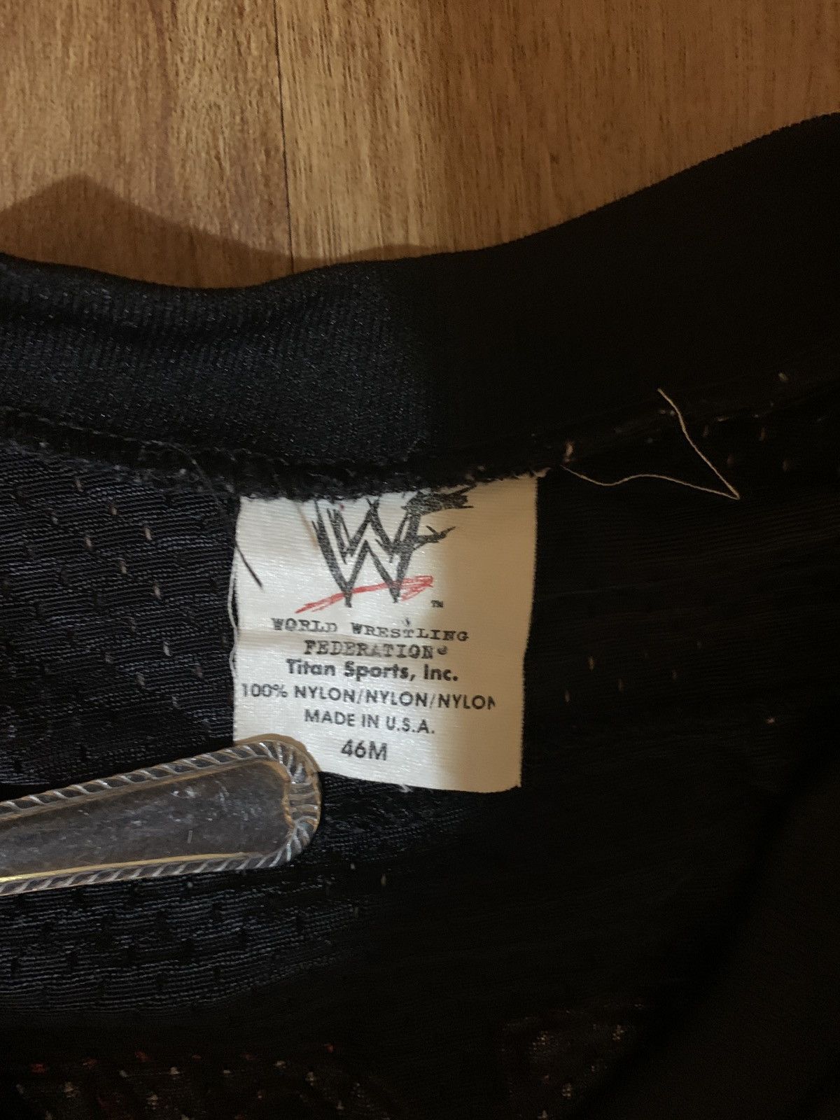 WWF Vintage WWF x The Rock Hockey Jersey Size US L / EU 52-54 / 3 - 3 Thumbnail