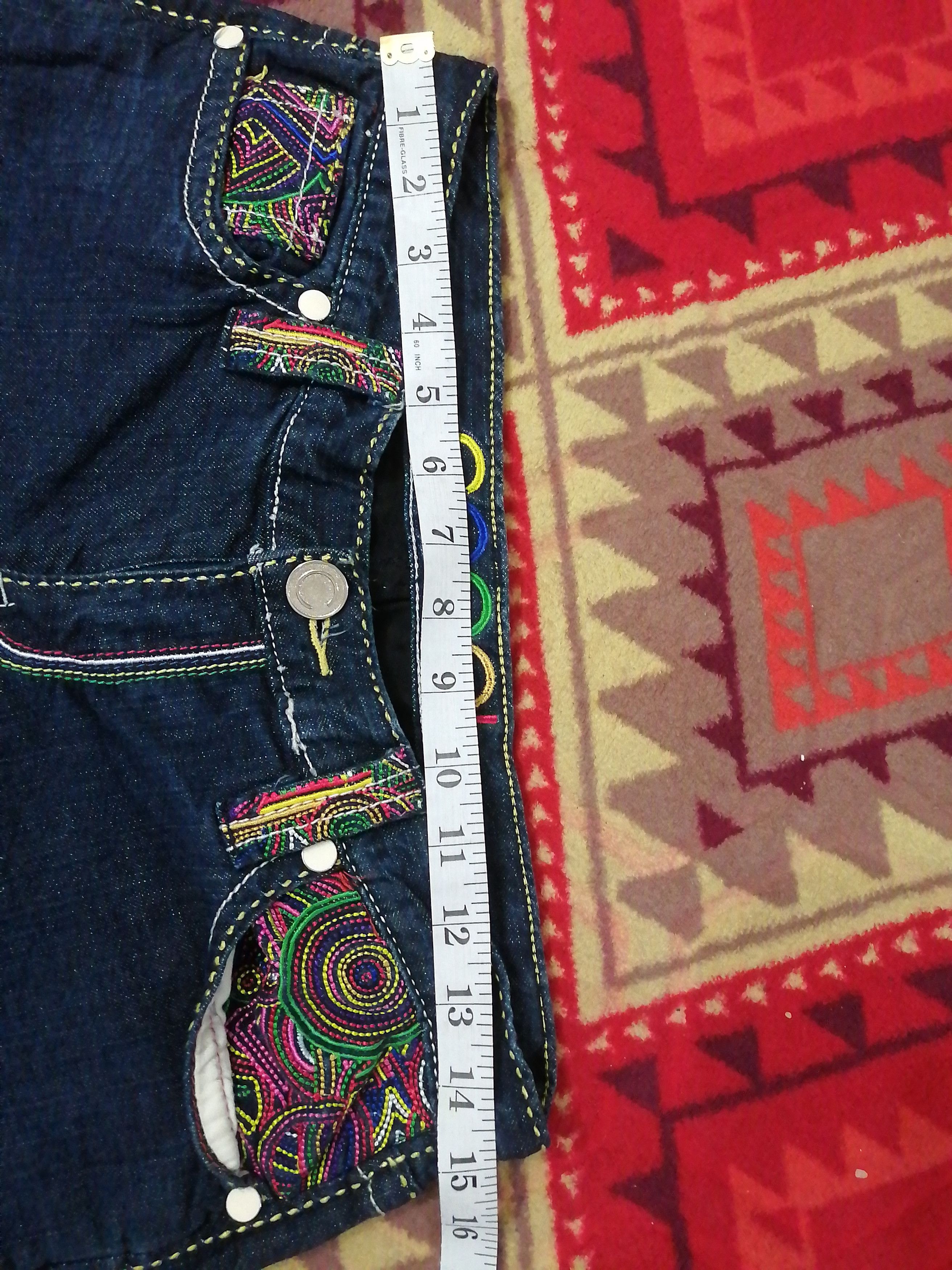 Coogi Coogi embroidered colourful jeans Size US 30 / EU 46 - 16 Thumbnail