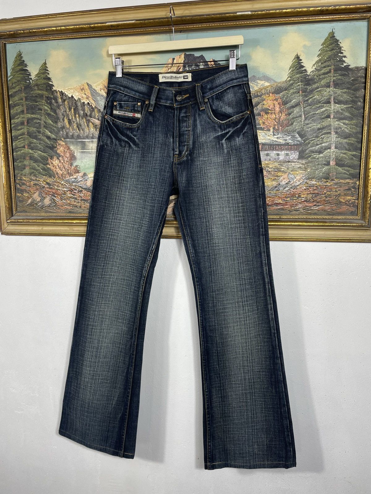 Diesel × If Six Was Nine × Vintage Diesel Vintage Y2k Flare Boot Cut Denim Jeans Trousers Pants Size 30" / US 8 / IT 44 - 3 Thumbnail