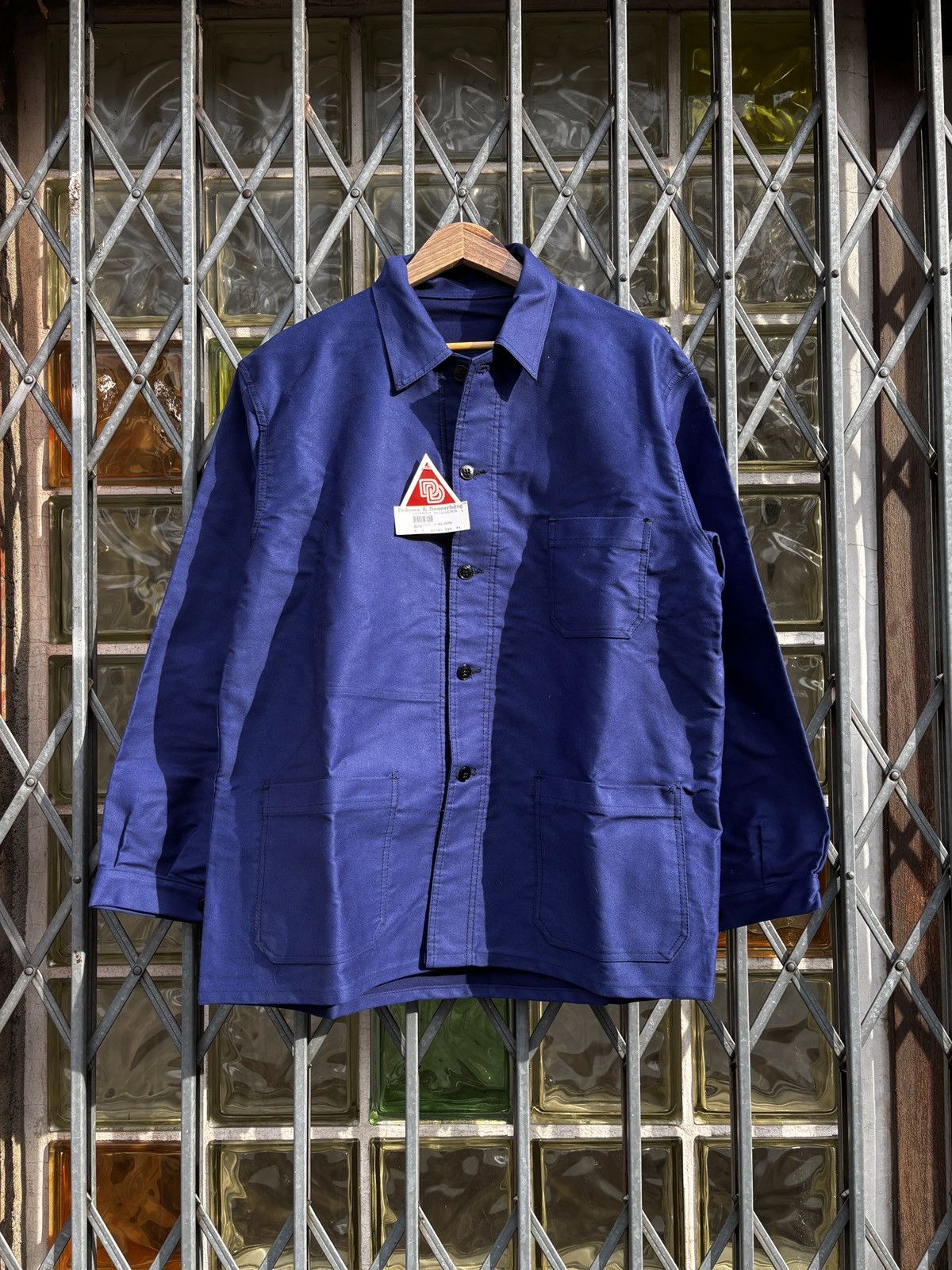 Vintage Vintage 1980s Dubure & Deverchère Moleskin Chore Jacket Size US L / EU 52-54 / 3 - 1 Thumbnail