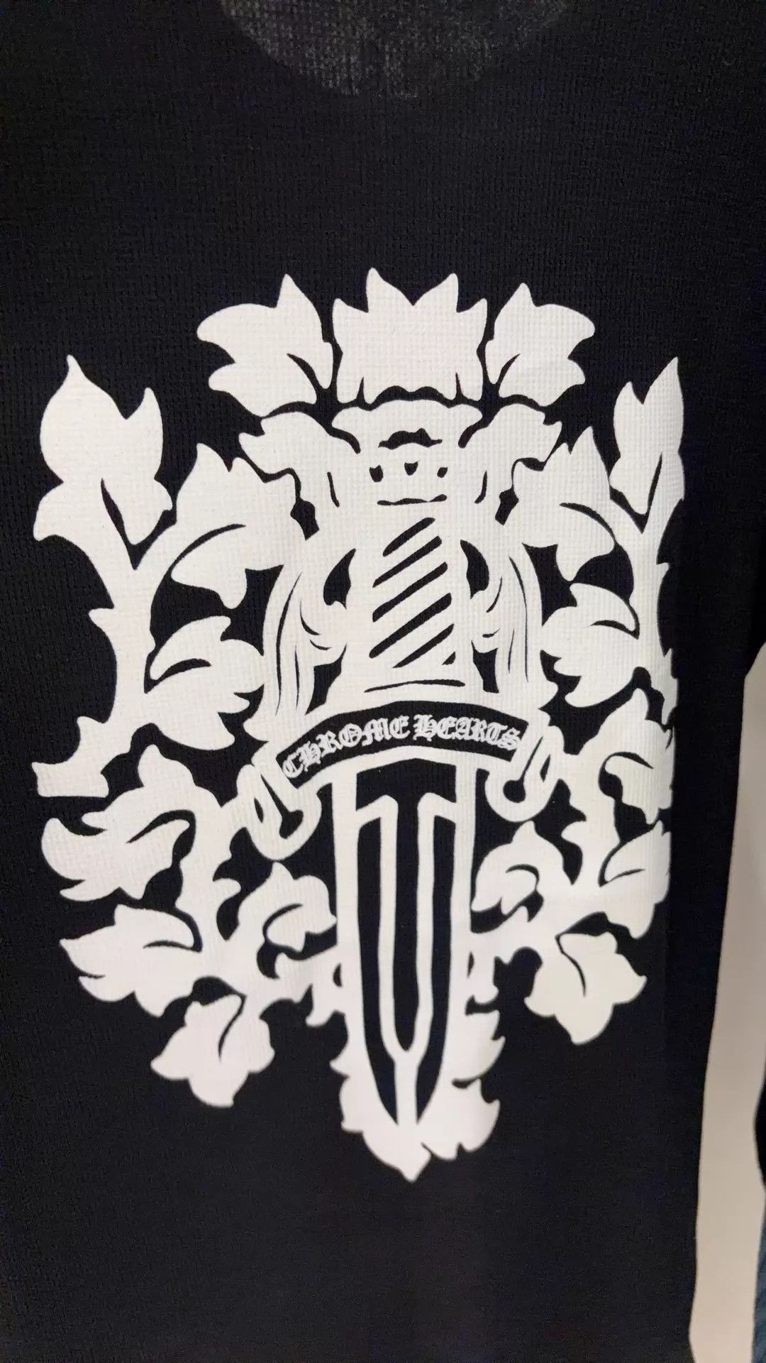 Chrome Hearts Chrome Hearts Waffle Sword Print L/S Black M Size US M / EU 48-50 / 2 - 8 Thumbnail