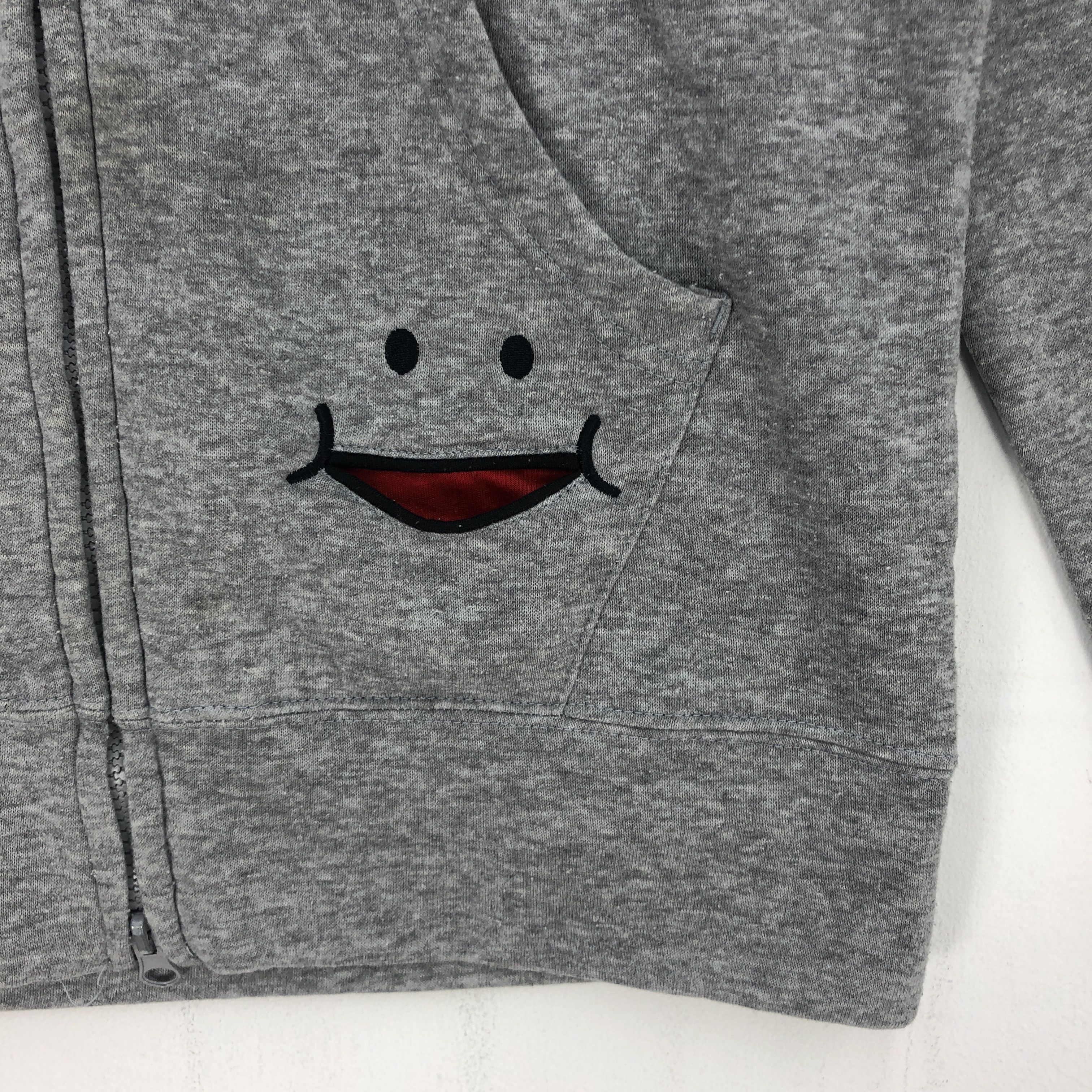 If Six Was Nine × Japanese Brand × Vintage Vintage Smile Up Hoodie Sweater Japanese Smile Sweatshirt Size S / US 4 / IT 40 - 6 Thumbnail