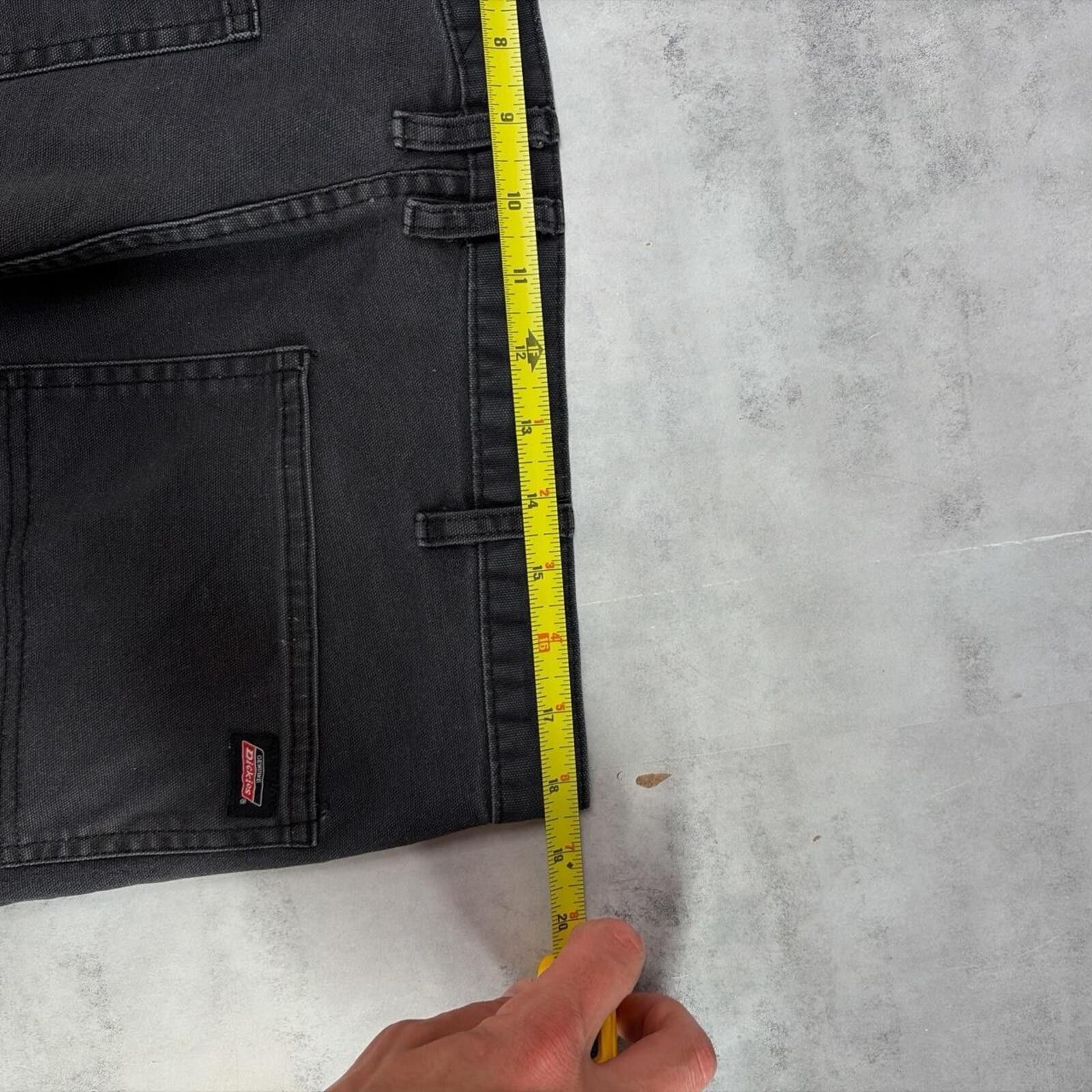 Dickies Y2K Black Dickies Grunge Baggy Carpenter Skater Pants Size US 36 / EU 52 - 6 Thumbnail