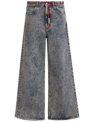 image of Marni O1W1Db10524 Flared Jeans In Grey, Men's (Size 30)