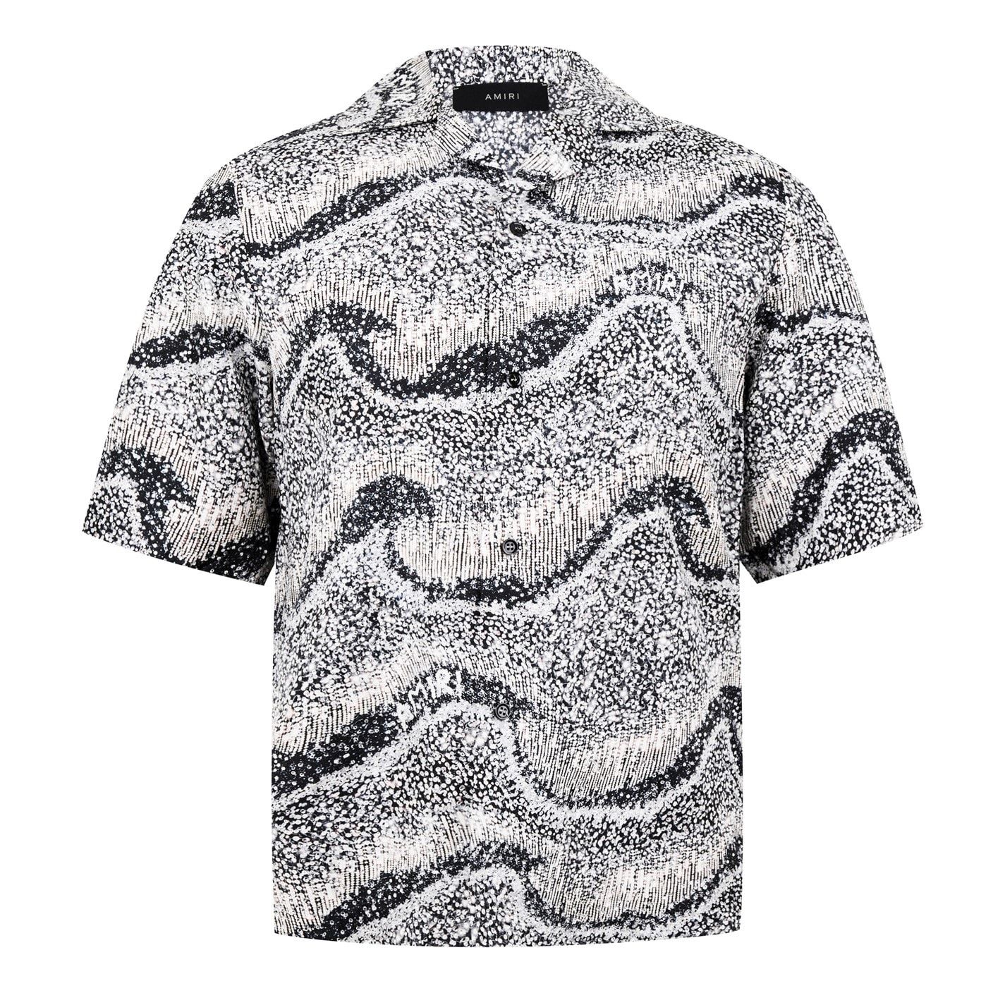 Amiri AMIRI Silk Short-Sleeve Embellished Shirt Size US M / EU 48-50 / 2 - 1 Thumbnail