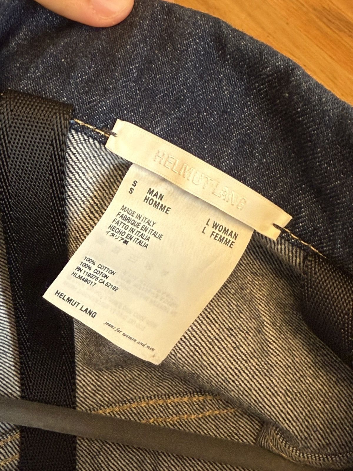 Helmut Lang Helmut Lang Trucker Denim Jacket Size US S / EU 44-46 / 1 - 9 Thumbnail