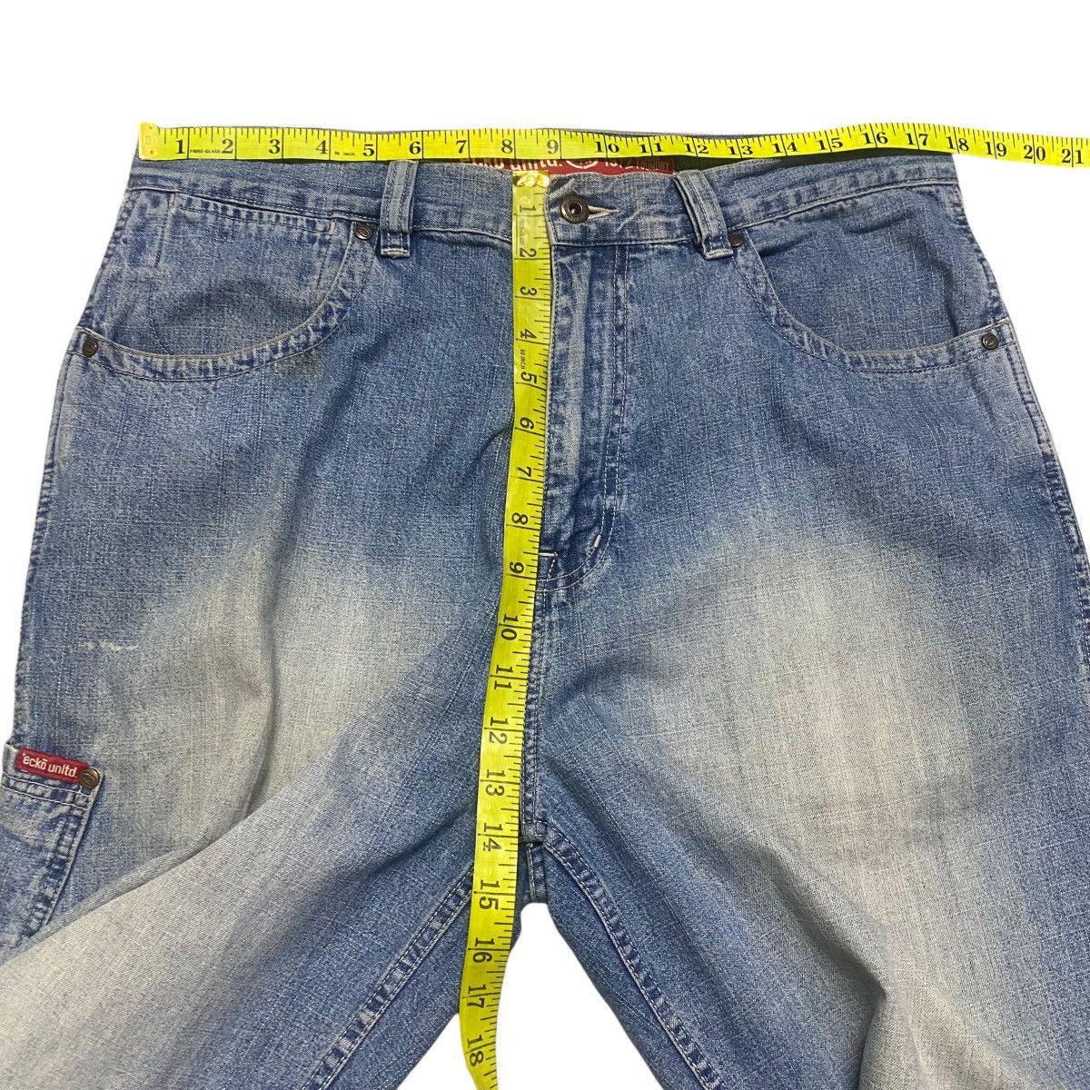 Ecko Unltd. Vintage Ecko Unltd Denim Carpenter Baggy Pants Size US 34 / EU 50 - 20 Thumbnail