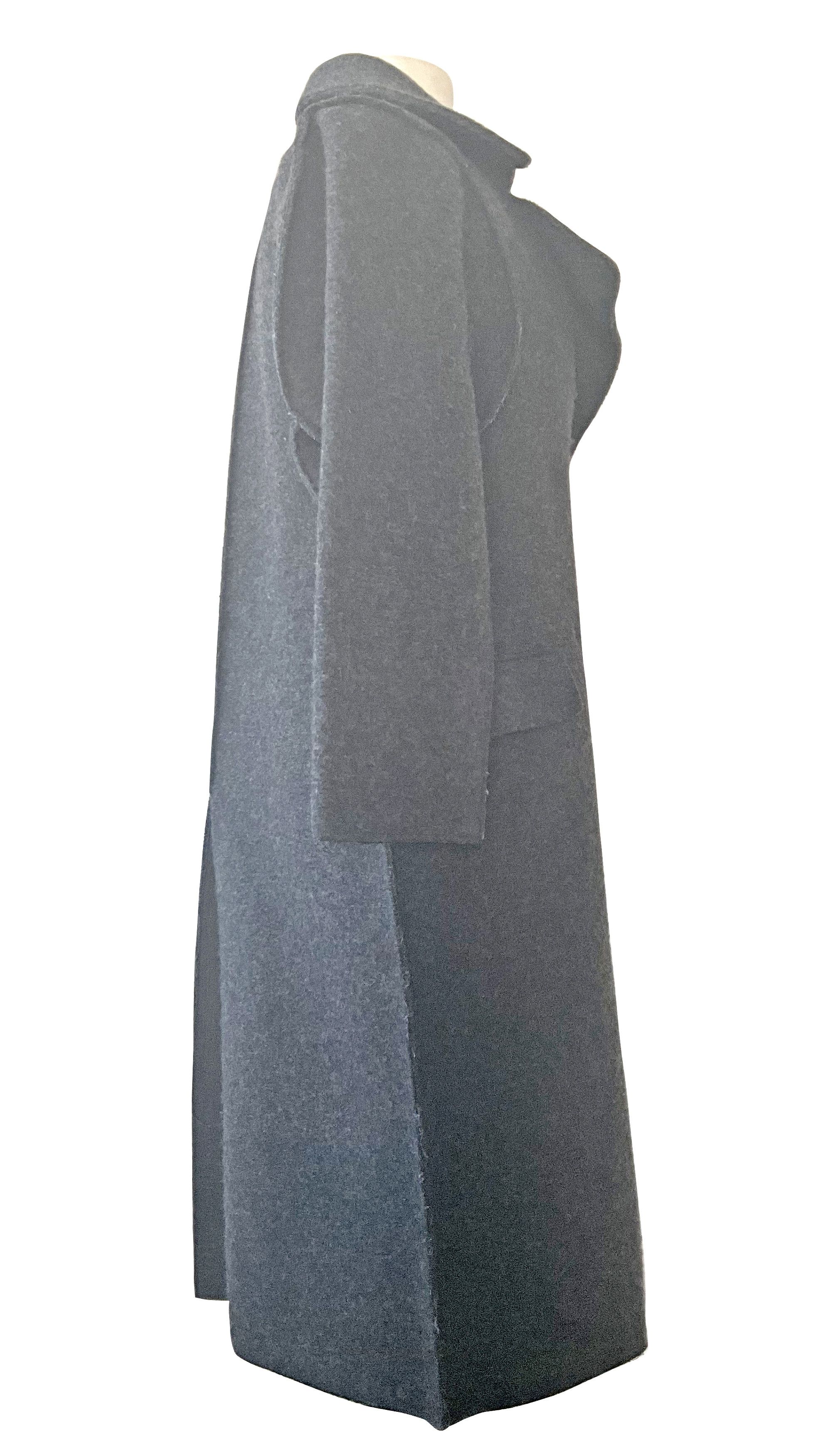 Maison Margiela Martin Margiela Long Grey “Flat” Coat, Fall-Winter 1998 Size XS / US 0-2 / IT 36-38 - 4 Thumbnail