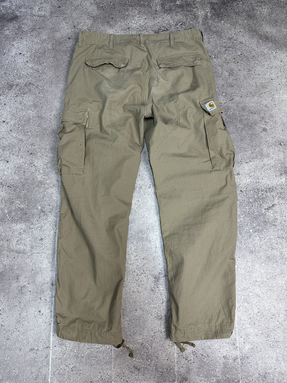 Carhartt × Vintage Vintage Carhartt Cargo Pants Beige Y2K Ripstop Archival Size US 34 / EU 50 - 10 Thumbnail